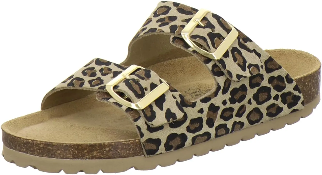 AFS-Schuhe 2100, modische Damen-Pantoletten, hochwertiges, echtes Leder, Made in Germany