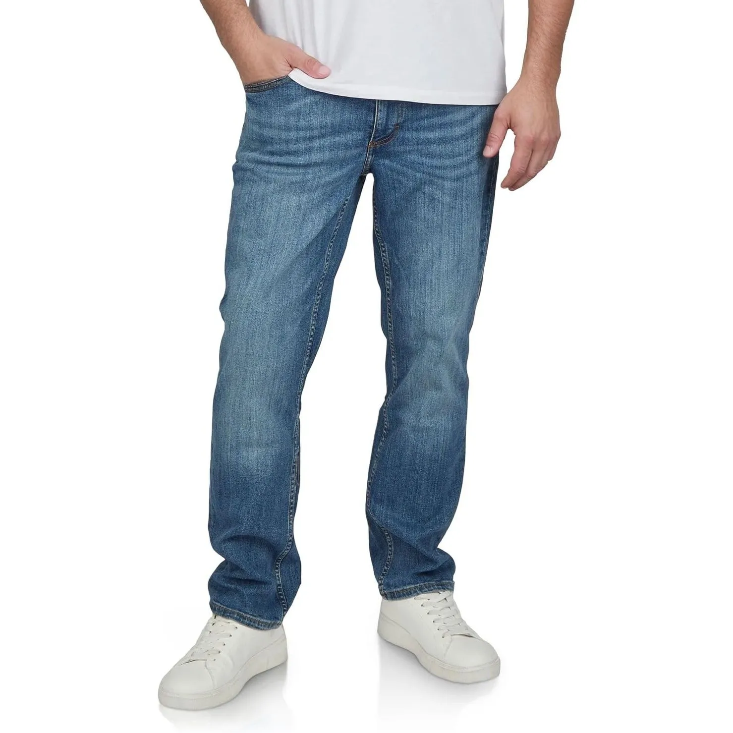 MUSTANG Jeans Herren Stretch lang Straight Fit Washington Jeanshose Hose Denim Blau Schwarz 30 31 32 33 34 36 38 40 42 …