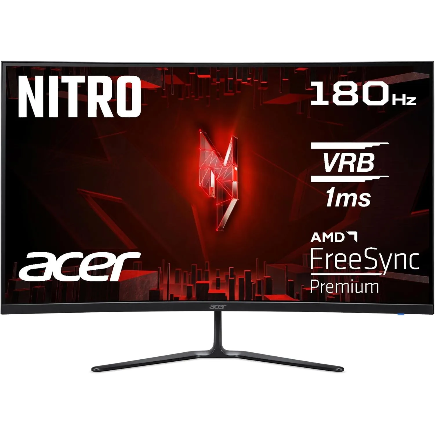 Acer Nitro ED320QRS3 Gaming Monitor 32 Zoll (80 cm) Full HD, 180Hz, Curved