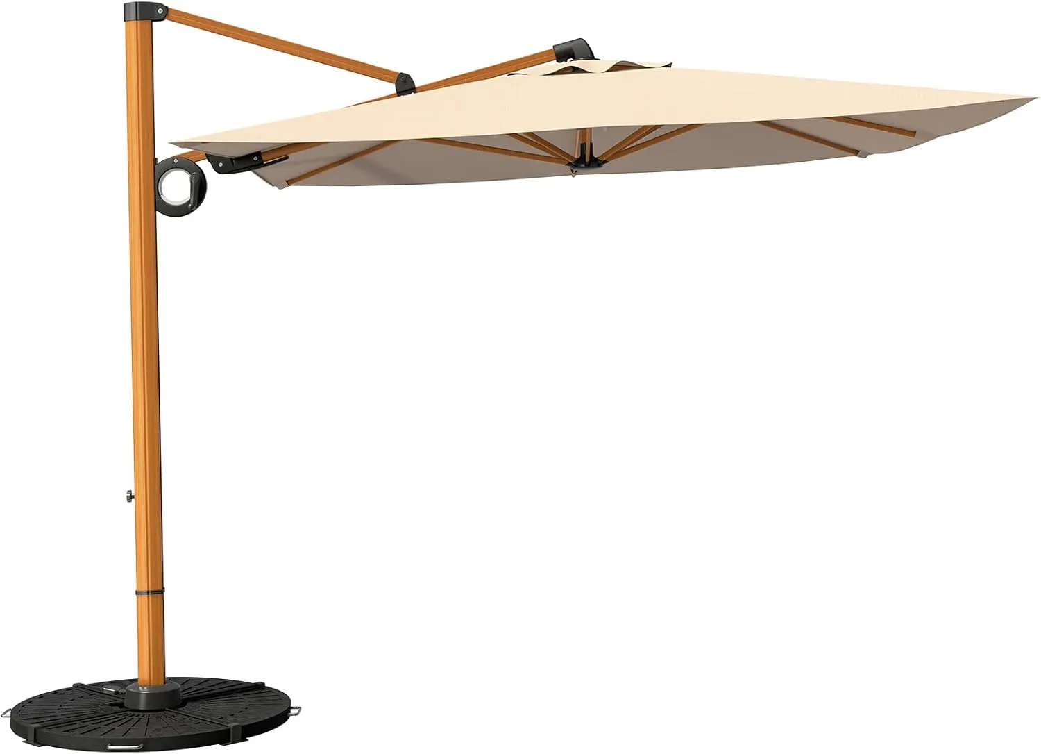 Grand patio Parasol Sun Protection Balcony Cantilever Parasol 300 cm with Crank, Windproof Parasols for Patio, Garden, …