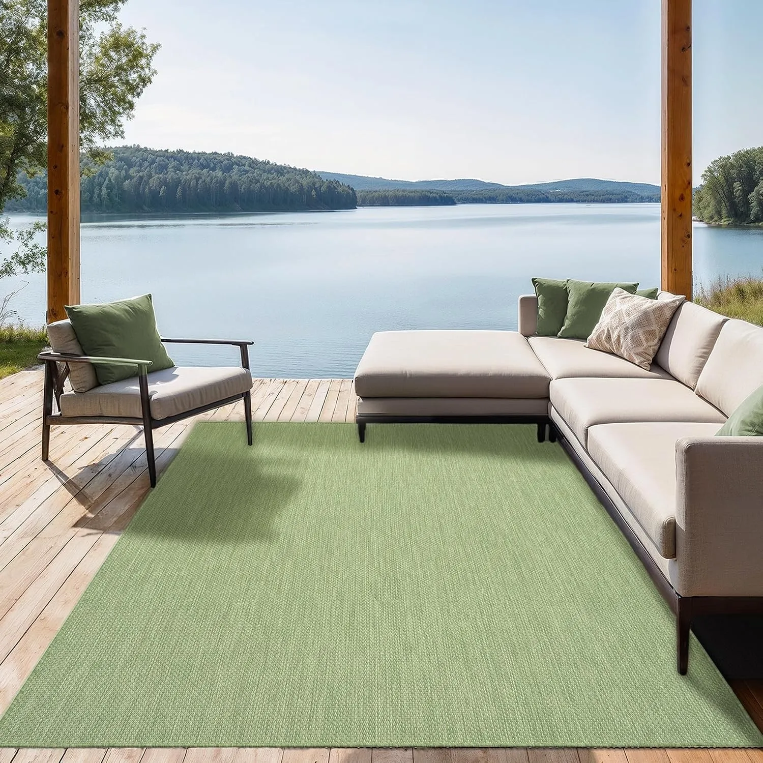 the carpet Mistra - robuster Teppich, modern, pflegeleicht, In- und Outdoor, Wohnzimmer, ideal für Küche, Flur und Wint…
