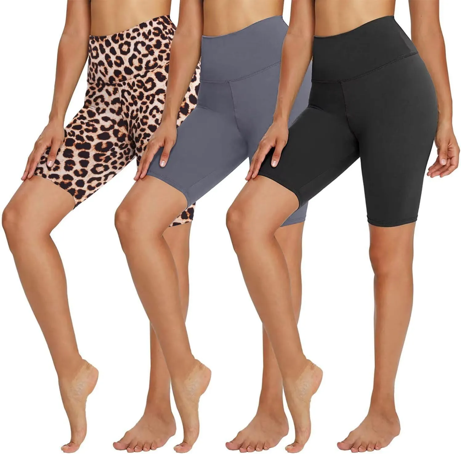 TNNZEET 3er Pack Radlerhose Damen High Waist Shorts Kurze Sporthose Blickdicht Sommer Leggings Unter Kleider für Sport …