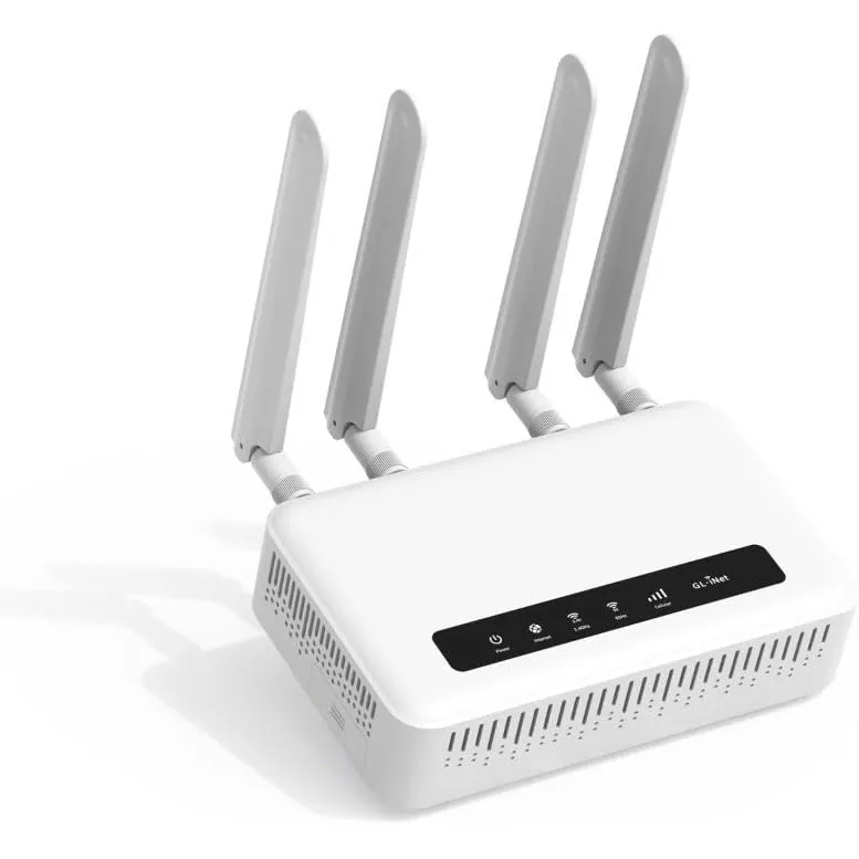 GL.iNet GL-X2000 Spitz Plus 4G LTE CAT 12 Wi-Fi 6 Dual-SIM-Router | 4G CAT 12, Wi-Fi 6, abnehmbare Antennen, Dual-SIM, …