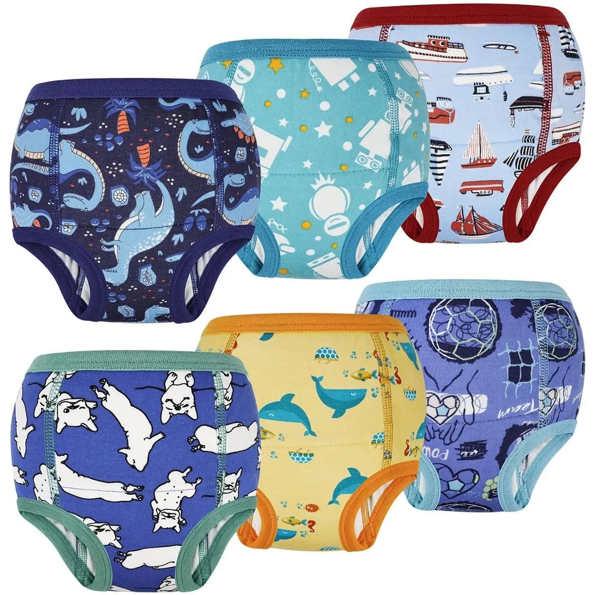 FLYISH DIRECT Baby Töpfchen Trainingshose, Kinder Töpfchentraining Unterwäsche für Jungen und Mädchen, Kleinkind Töpfch…