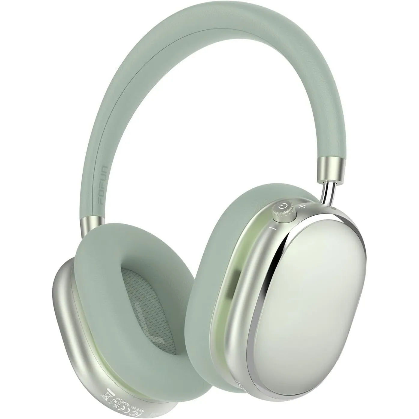 NC95 Kopfhörer Kabellos Bluetooth 6.0,Hybrid Noise Cancelling Kopfhörer mit Drehknopf,120+ Stunden Spielzeit,EQ Persona…