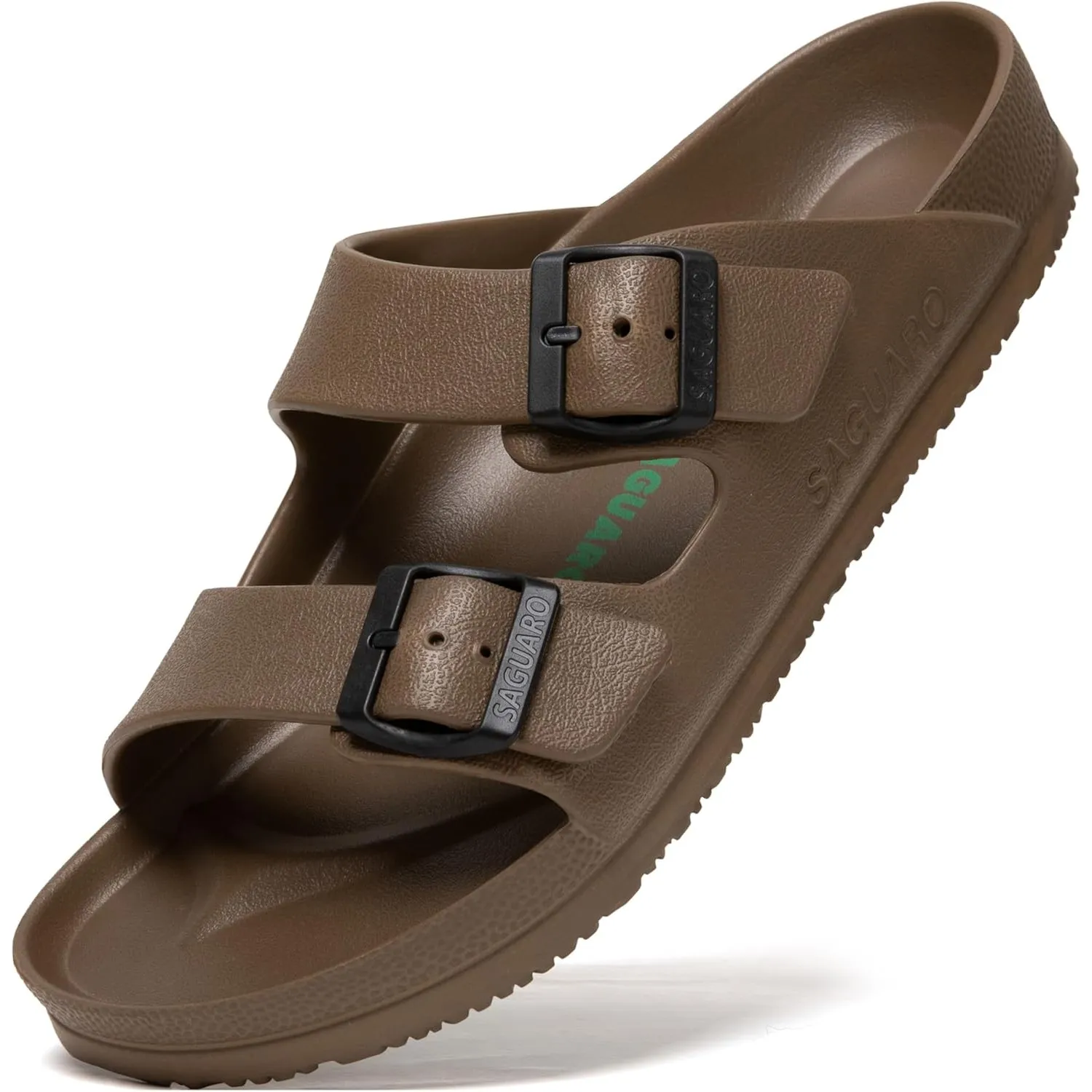 SAGUARO Eva Hausschuhe Herren Pantoletten Damen Leicht Gr.36-47 | Unisex Badelatschen, Badeschuhe, Elastisch, Klassisch…