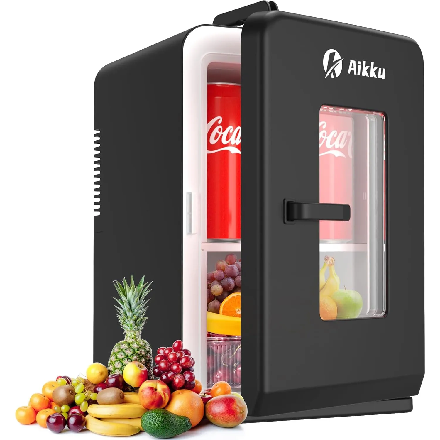 Mini Kühlschrank 2 in 1 Mini Kühlschrank mit Kühlen und Wärmenfunktion 15L Kleine Kühlschrank 12V DC/220V AC für Hause,…