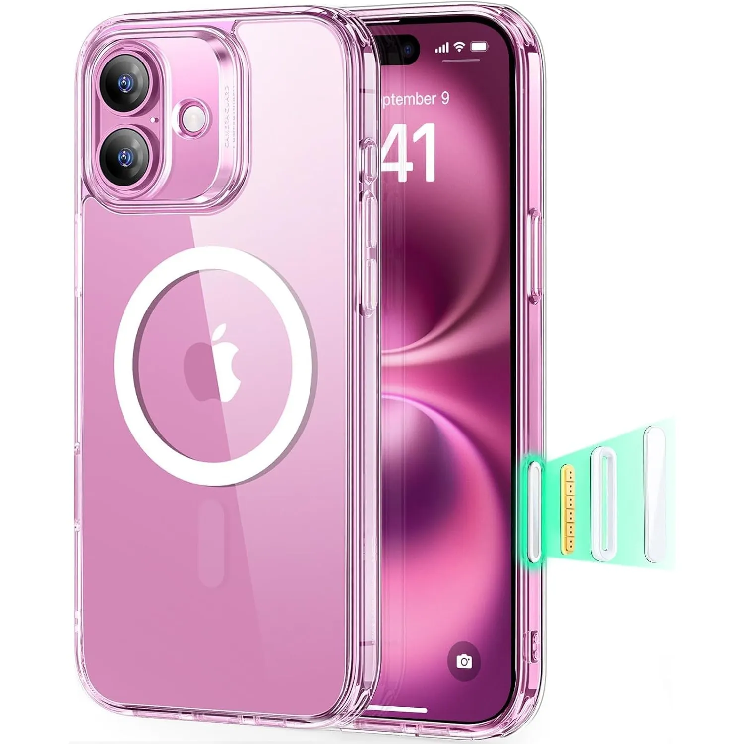 ESR für iPhone 16 Hülle mit Kamerasteuerung Capture Button, Kompatibel mit Magsafe, Handyhülle für iPhone 16 Case, Anti…