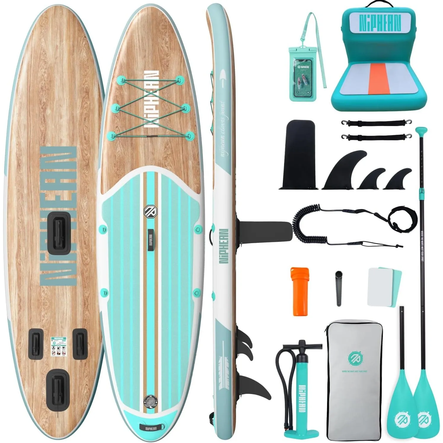 Niphean Stand up Paddling Board mit Sitz und Sup Board Zubehör