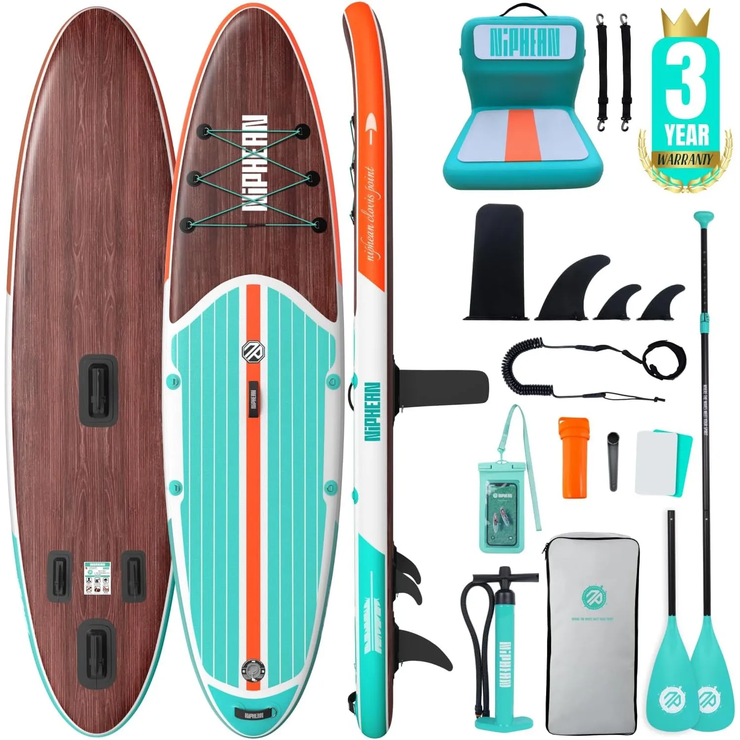 Niphean Stand up Paddling Board mit Sitz und Sup Board Zubehör