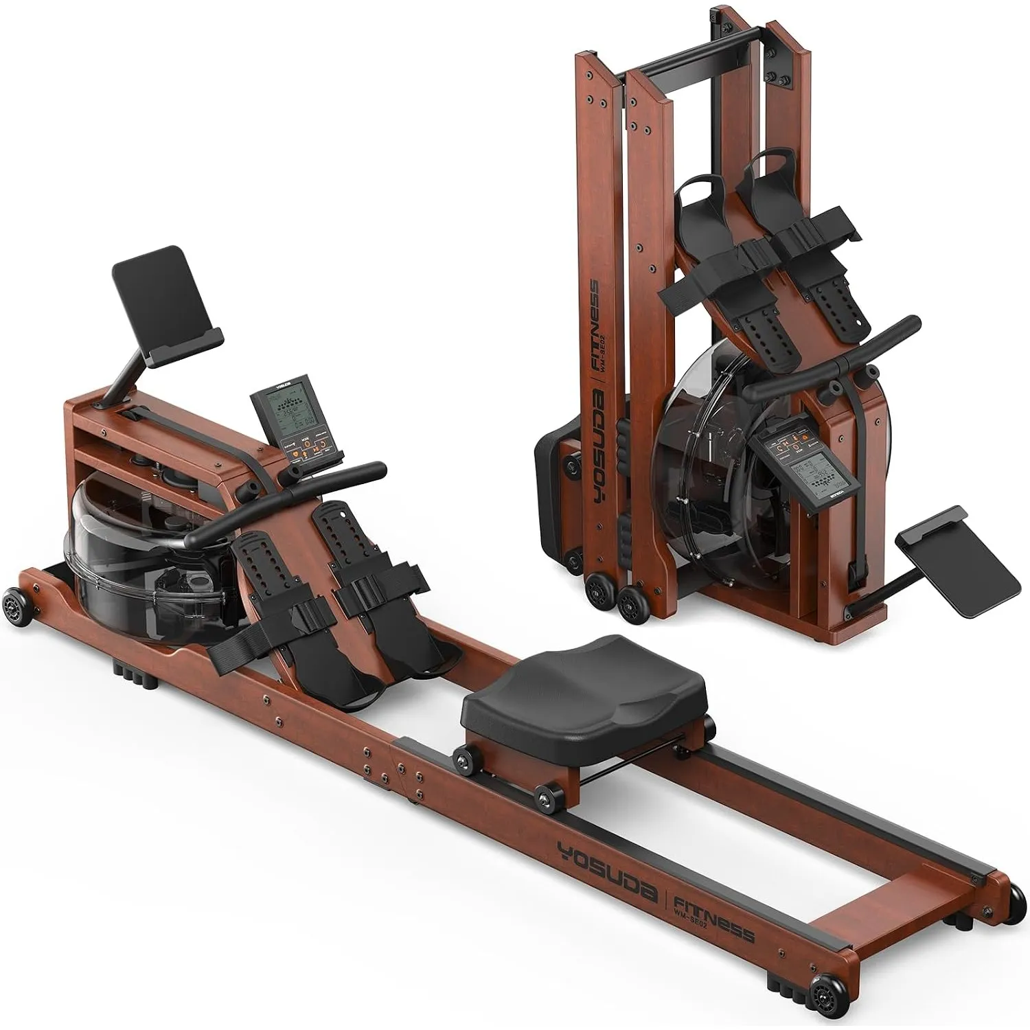 YOSUDA 2026 Neu Rudergerät für zuhause klappbar,22L Wassertank, 190cm/182kg