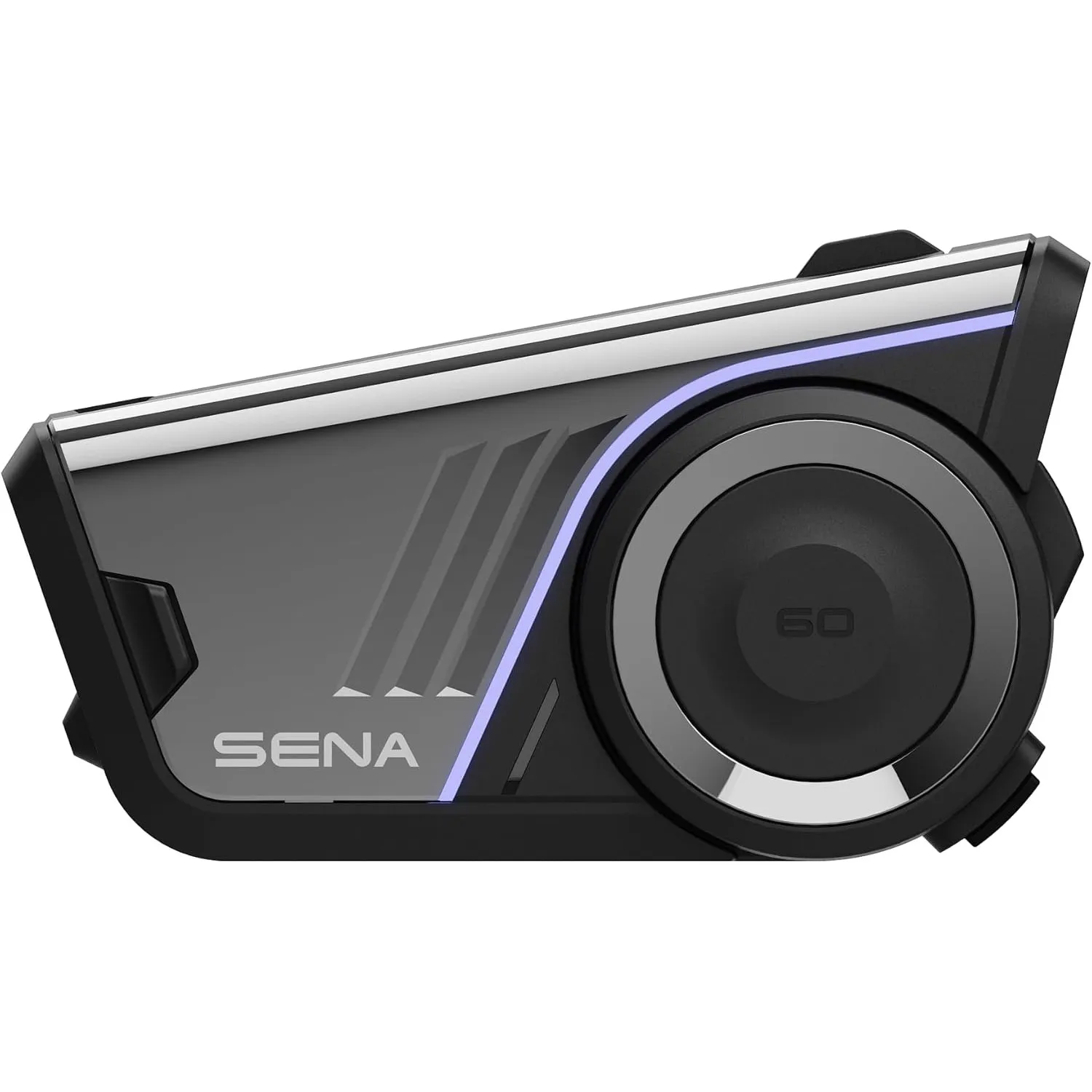 Sena 60S Motorrad-Kommunikationssystem Mesh 3.0, Wave, Bluetooth Intercom, IPX7 wasserdicht, 24 Std. Akku, 2 km Reichwe…