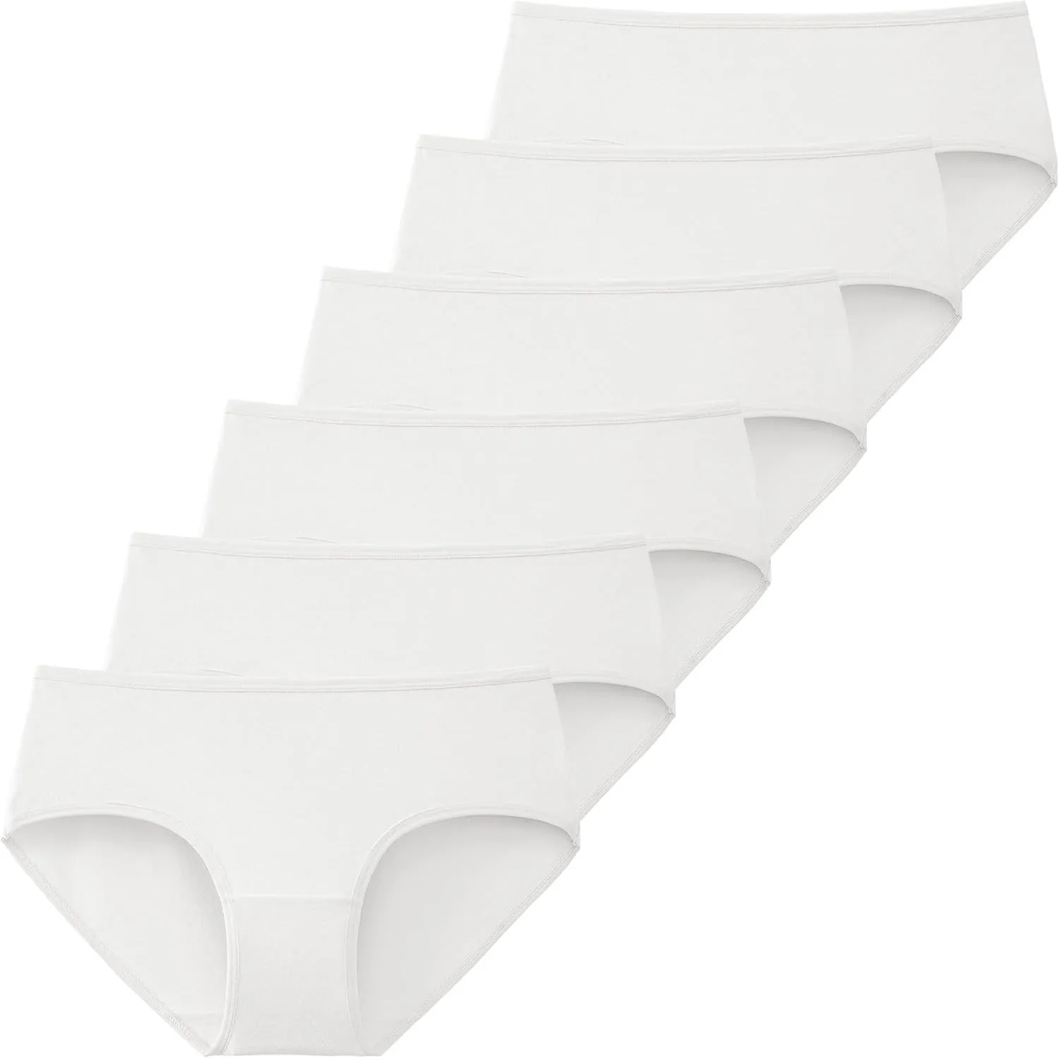 INNERSY Unterhosen Damen Baumwolle Atmungsaktive Hipster Unterwäsche 6 Pack