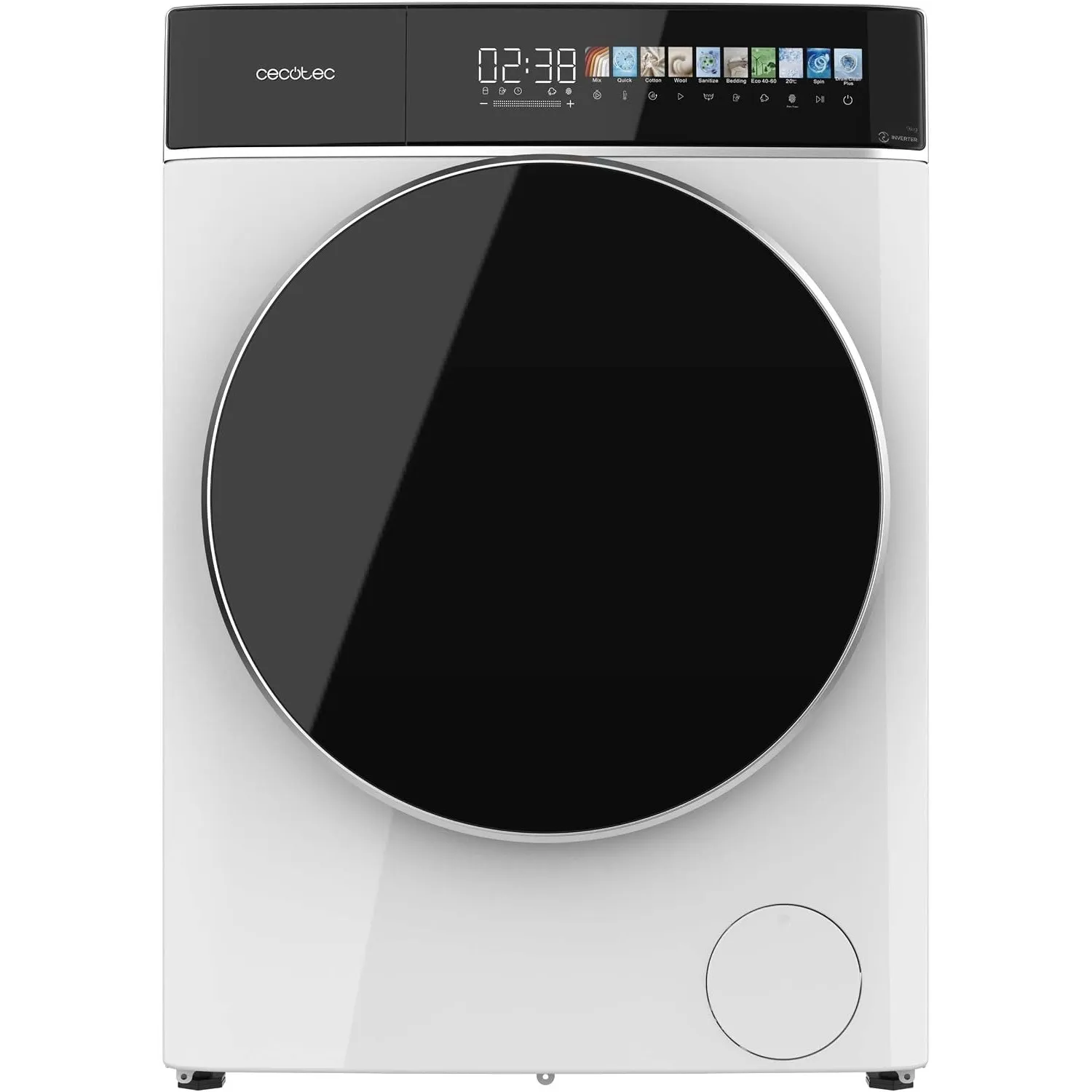 Cecotec Waschmaschine 9 kg Bolero DressCode 9900 Inverter FullColor A