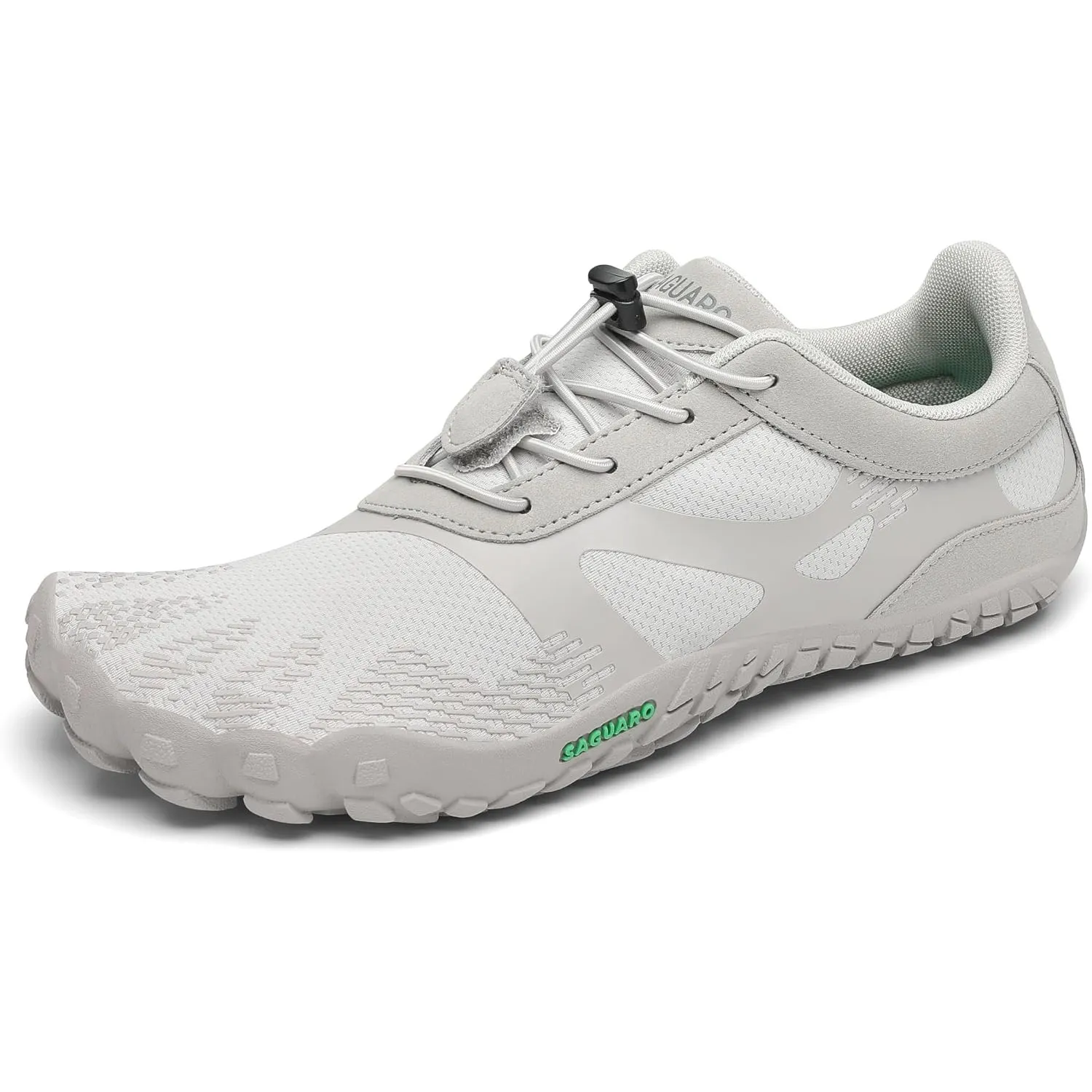 SAGUARO Unisex Barfußschuhe Outdoor Zehenschuhe mit Breite Zehenbox & Zero-Drop Sohle Gr.36-48