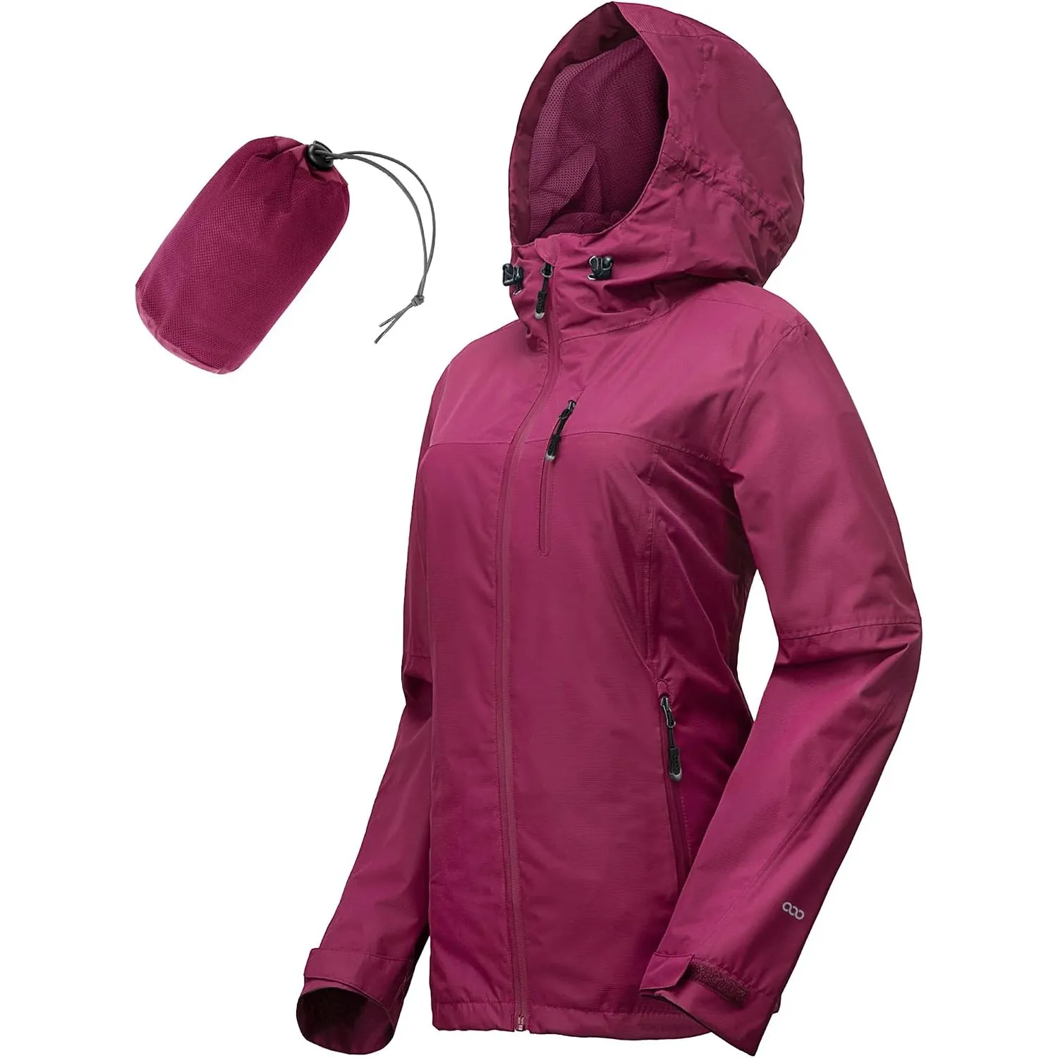33,000ft Regenjacke Damen Wasserdicht Packbar Fahrradjacke Übergangsjacke