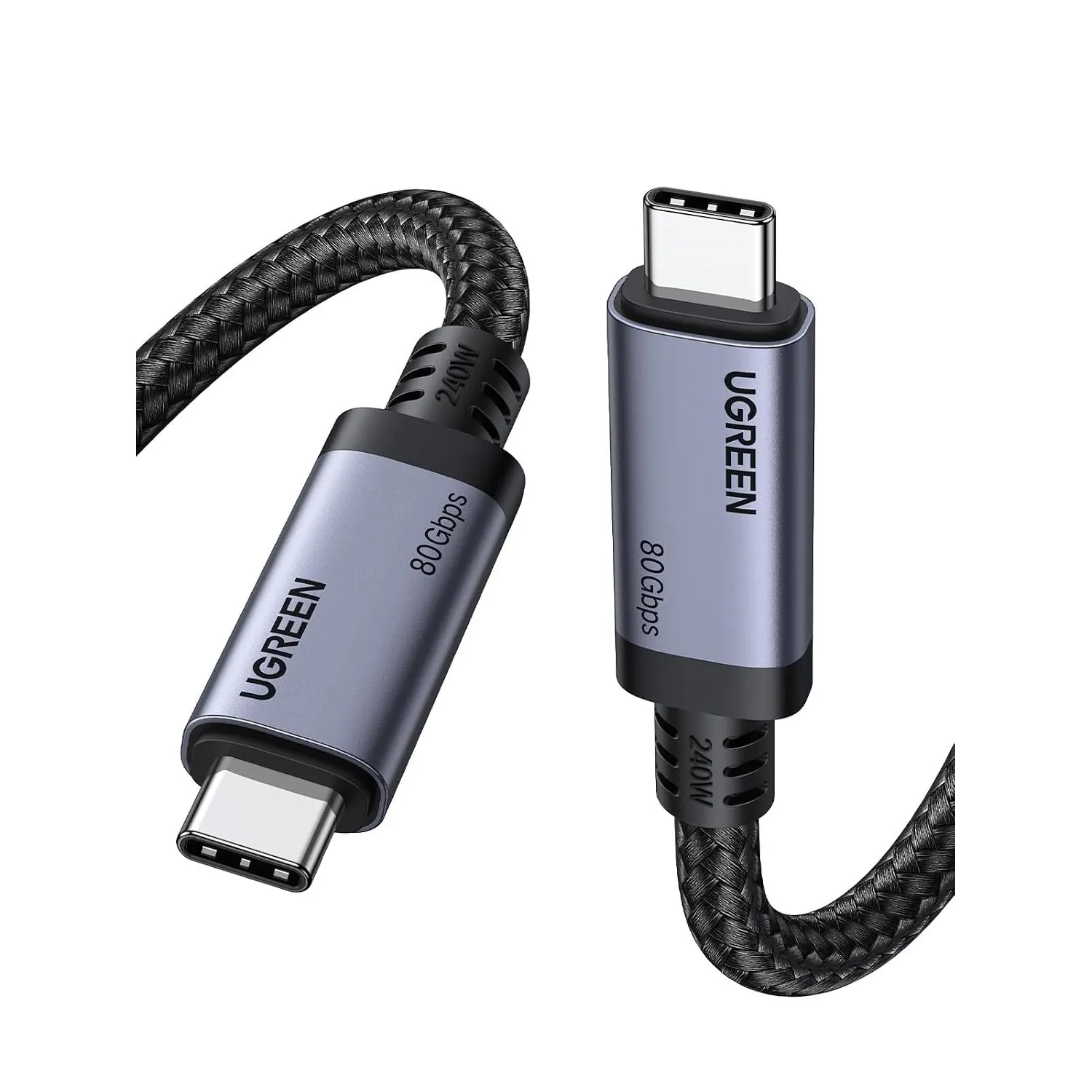 UGREEN USB 4 Kabel, 80 Gbps USB C Datenkabel, 240W USB C Ladekabel