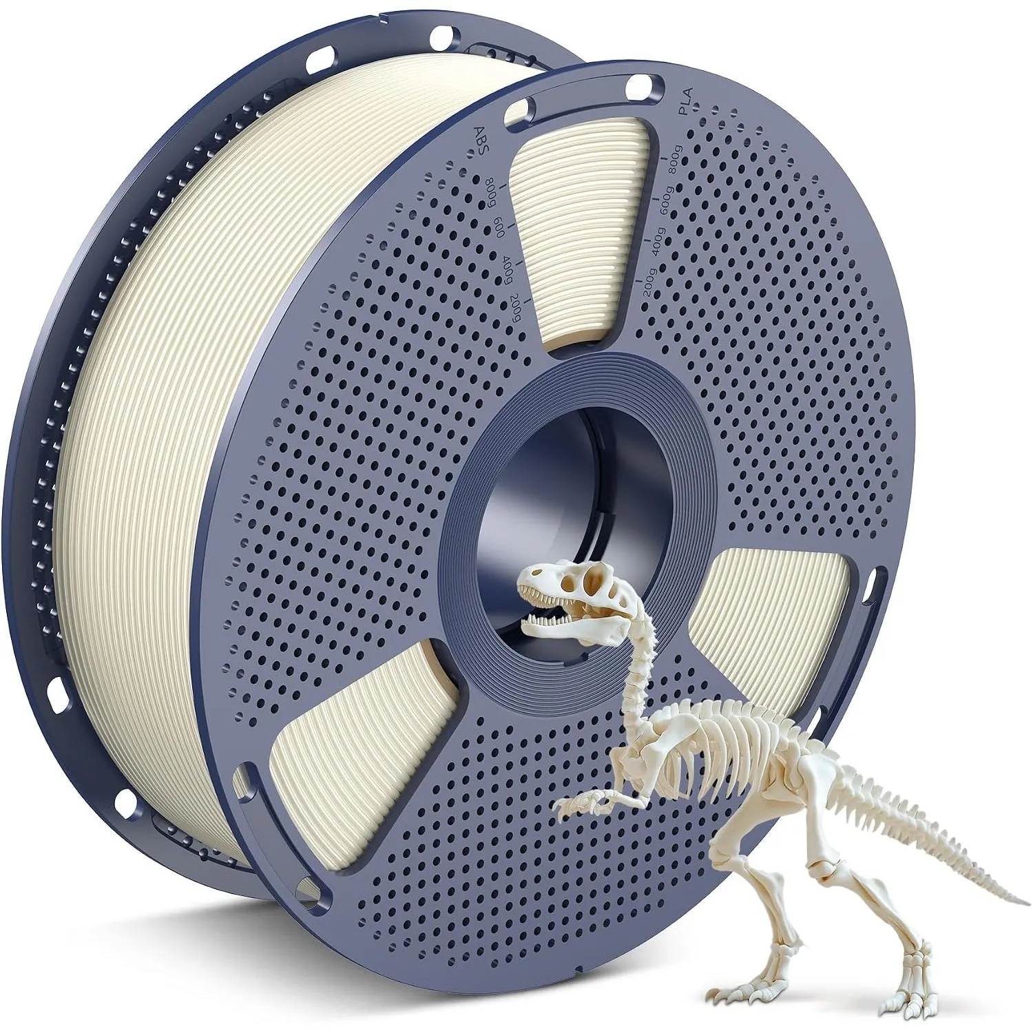 SUNLU PLA Filament 1.75mm Knochen Weiß, 3D Drucker Filament PLA 1KG