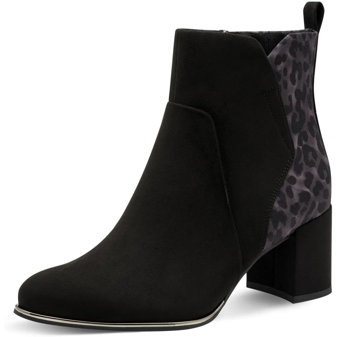 MARCO TOZZI Damen Stiefeletten mit Blockabsatz Vegan