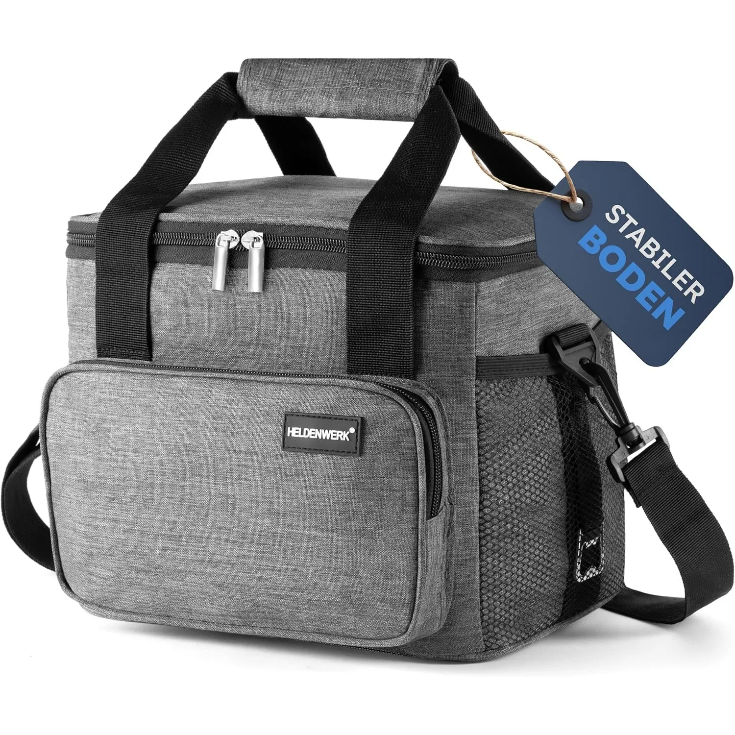 HELDENWERK® Kühltasche klein faltbar – 12h Kühlleistung – Thermotasche auslaufsicher & wasserdicht – Kühlbox, Picknickt…