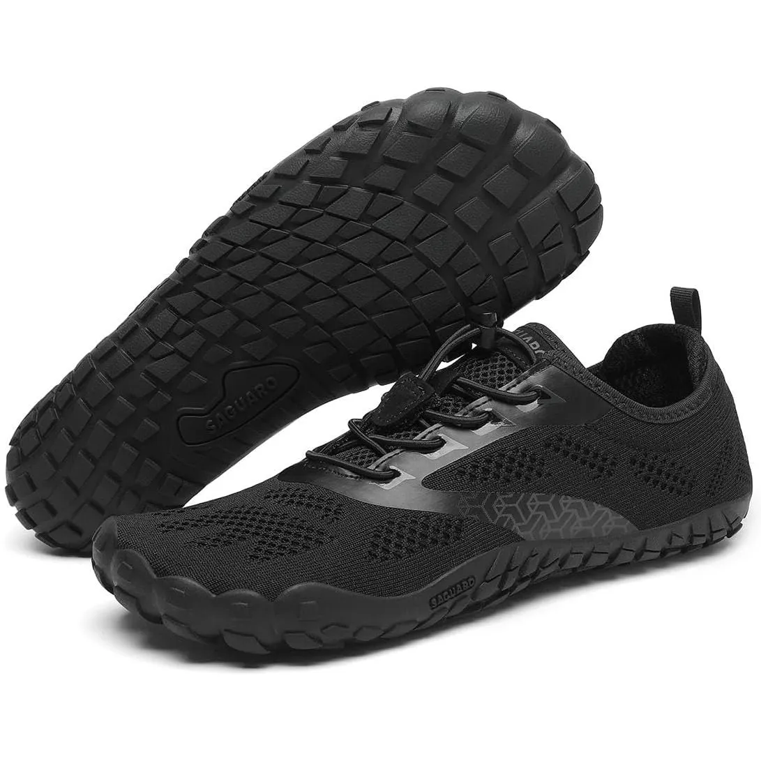 SAGUARO Unisex Barfußschuhe mit Breiter Zehenbox und Zero-Drop Solhe - Weich rutschfest Atmungsaktiv