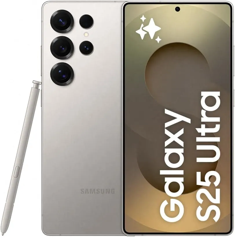 Samsung Galaxy S25 Ultra AI Smartphone mit Galaxy AI, ohne Vertrag, AI Handy mit Android, 12 GB RAM, 512 GB Speicher, 200-MP-Kamera, Titanium Gray, 3 Jahre Herstellergarantie [Exklusiv auf Amazon]
