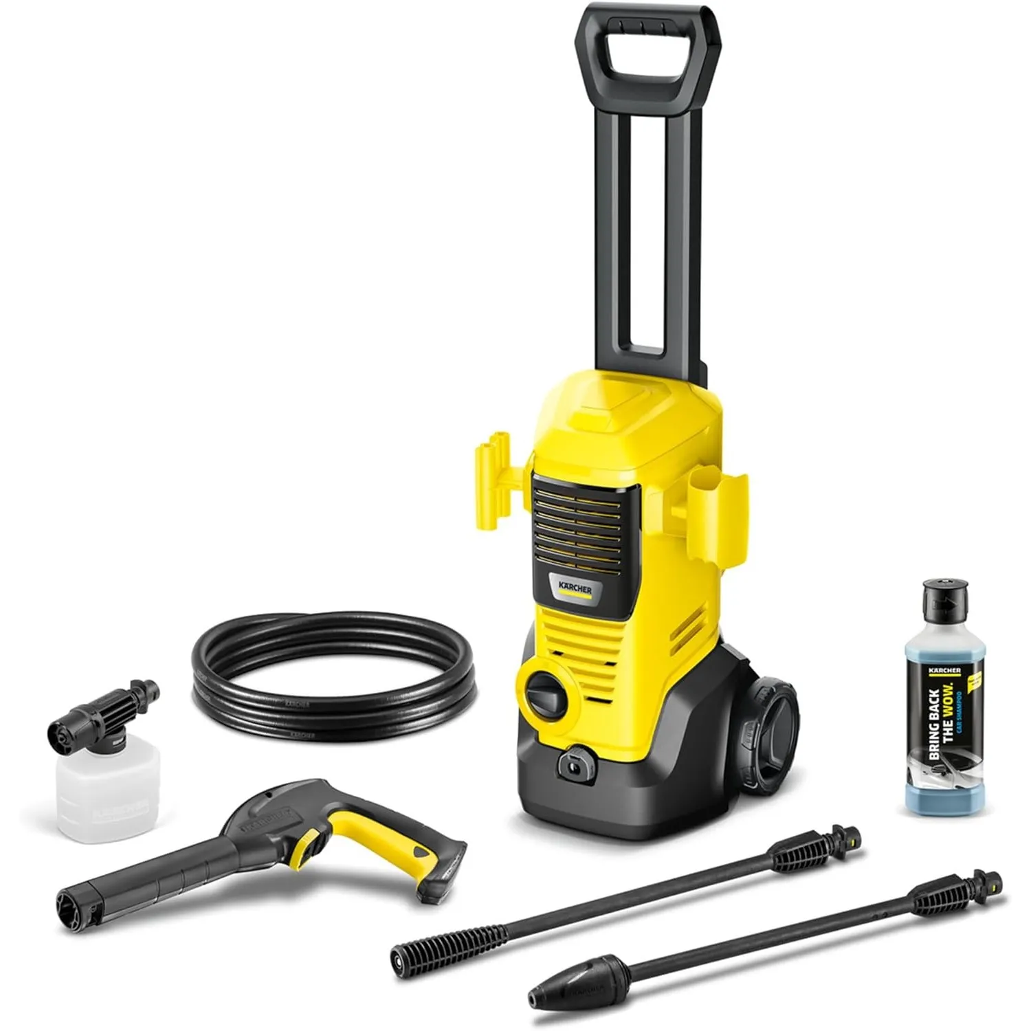 Kärcher Hochdruckreiniger K 2 Premium FJ, Druck: max. 110 bar, Fördermenge: 360 l/h, Flächenleistung: 20 m²/h, Wasserfi…