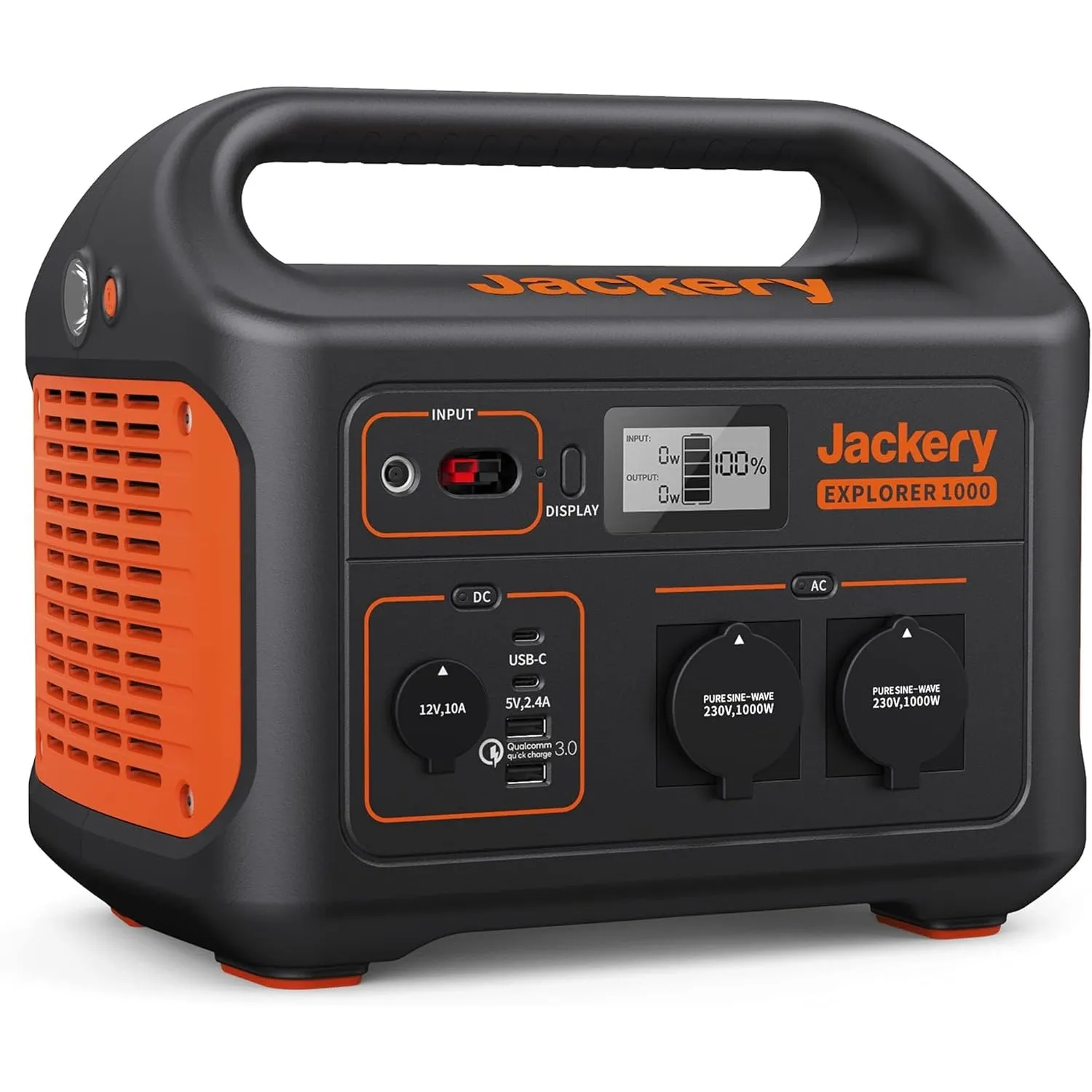 Jackery Explorer 1000, 1002Wh Tragbare Powerstation-Generalüberholt