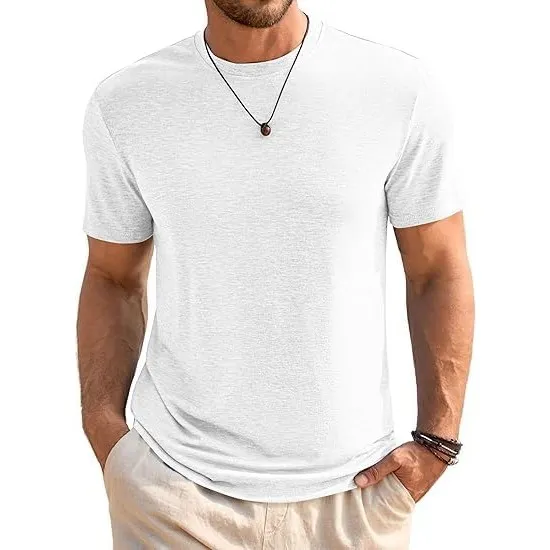 Runcati Herren T-Shirt Kurzarm Rundhals Sommer Oberteile | Regular Fit, Funktionsshirt, Unterhemd, Sport, Fitness, Einf…