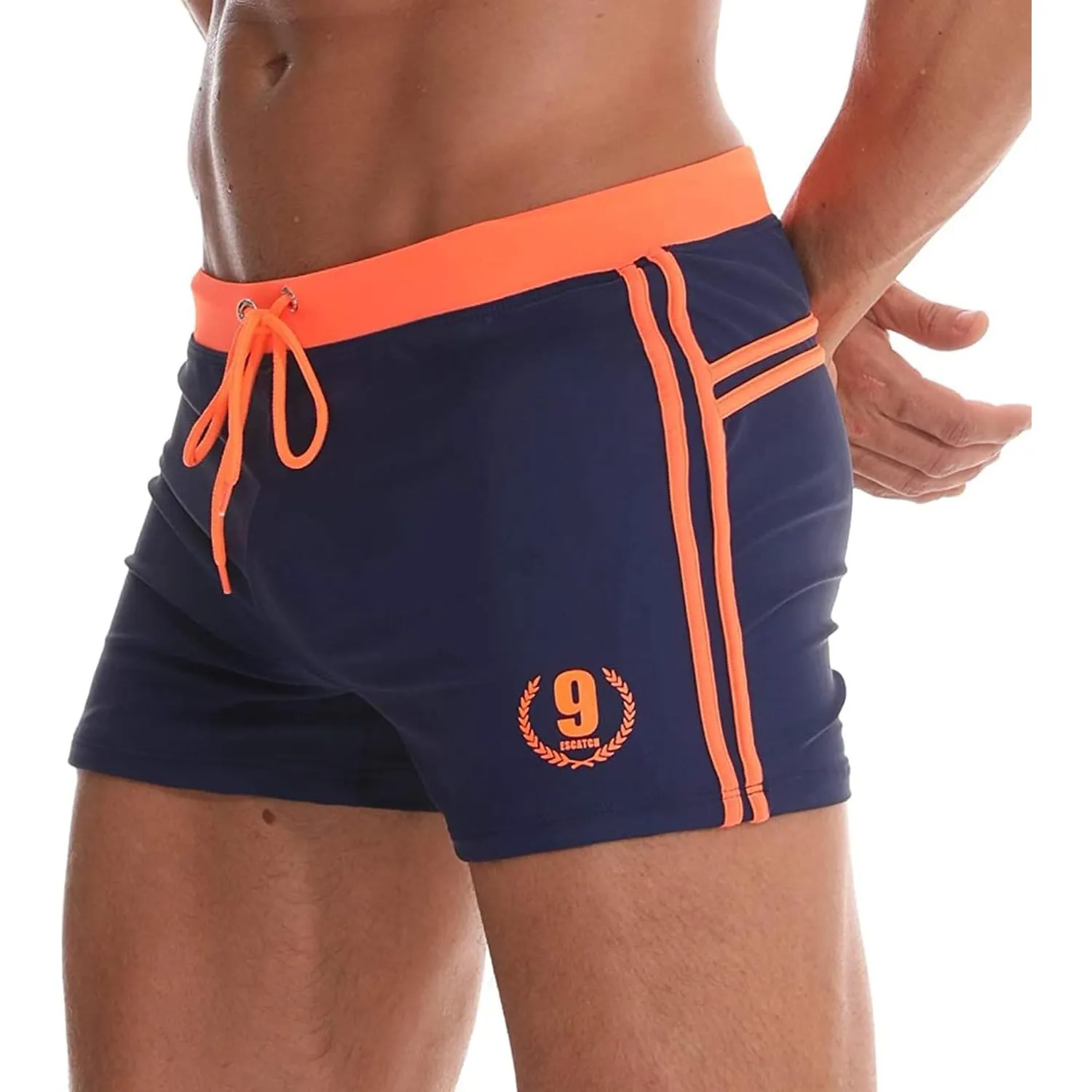 Arcweg Badehose Herren Eng Kurz Badeshorts mit Tunnelzug Schwimmhose Wassersport Kurze Hose UV Schutz Jungen Schwimmwea…