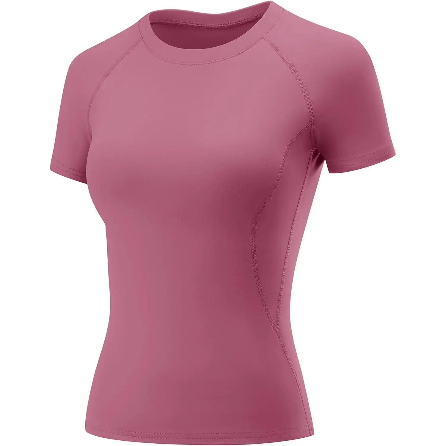 Rapbin Sportshirt Damen Kurzarm Funktionsshirt T Shirt Damen Gym Yoga