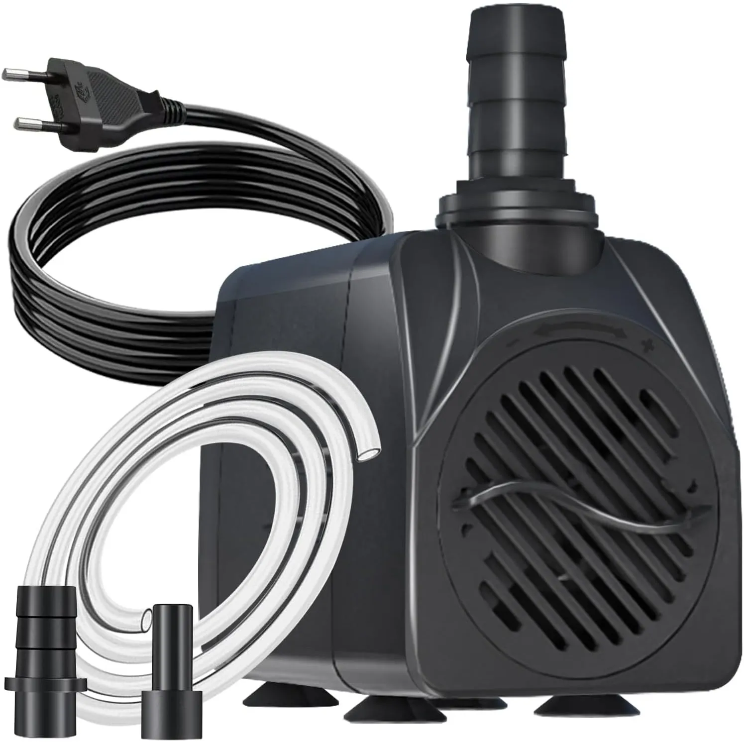 Knifel Springbrunnenpumpe 10W 600L/H Schutz vor überhitzung Funktion Ultra Leise Teichpumpe Wasserpumpen Mit 1.5m Kabel…