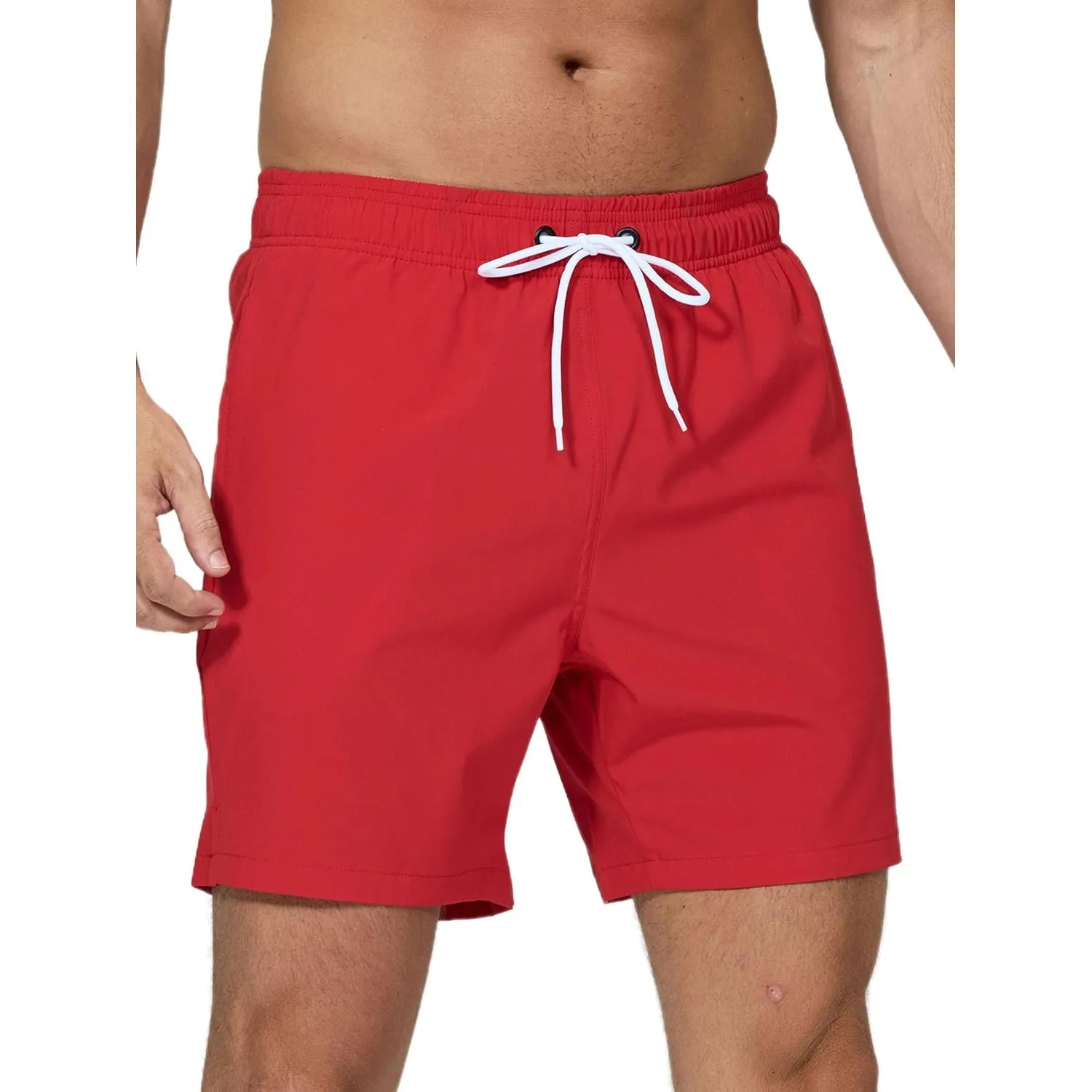 Arcweg Badehose für Herren mit Reißverschlusstasche Atmungsaktiv Wasserabweisend Badeshorts Männer Trainingsshorts Elas…