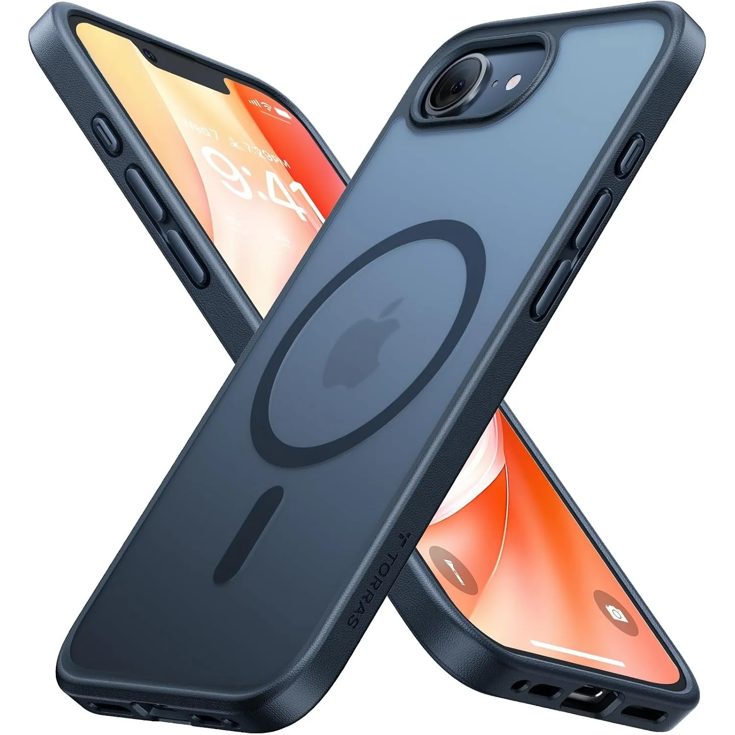 TORRAS Guardian-Mag für iPhone 17e/16e Hülle für MagSafe Case, Schwarz