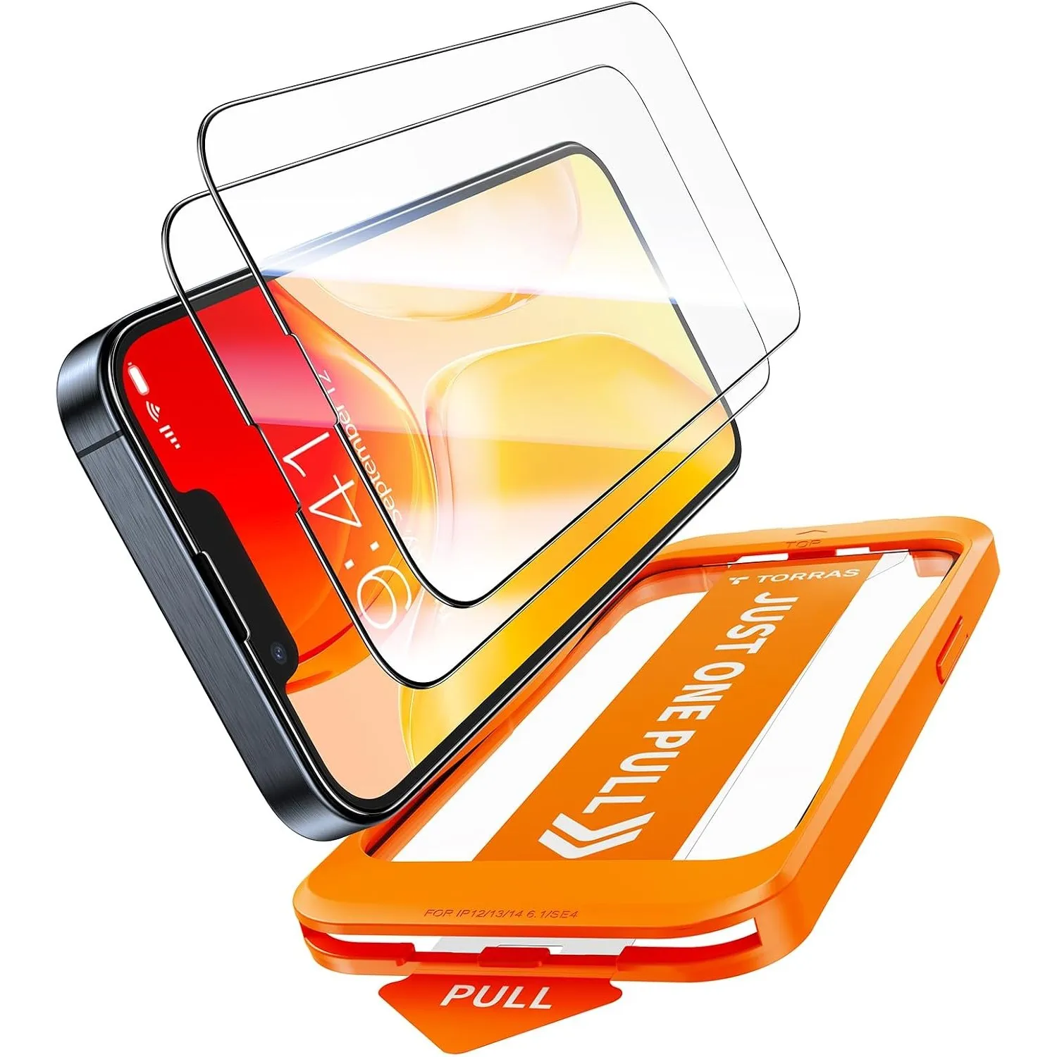 TORRAS für iPhone 17e/16e für Panzerglas [Full Screen] TOP Bructhsicherheit Folie für iPhone 16e/17e Schutzfolie 9H+ Sc…