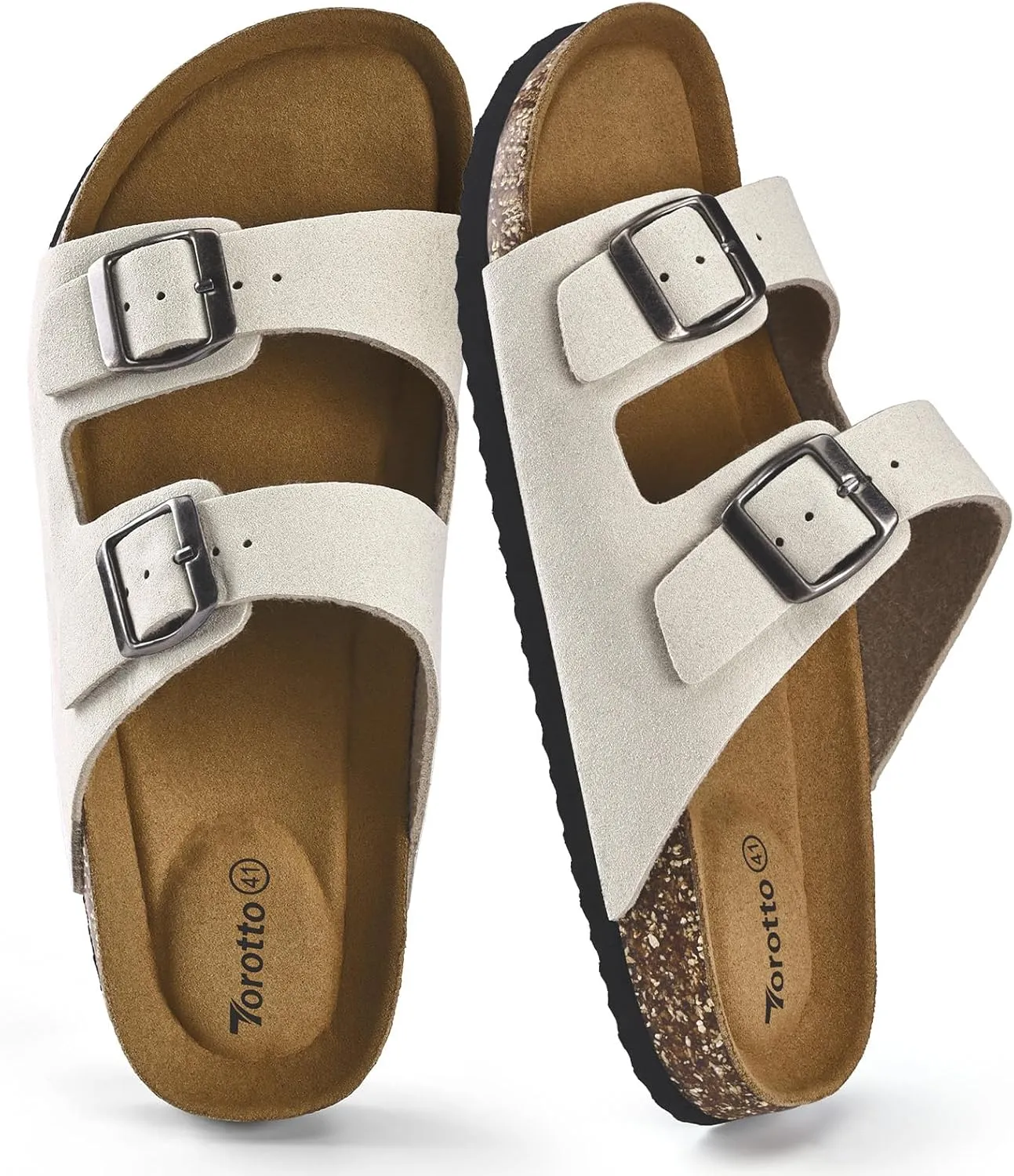 Torotto Women's Mules Sandals Leather Adult Clogs Slippers Work Shoes Comfortable Classic