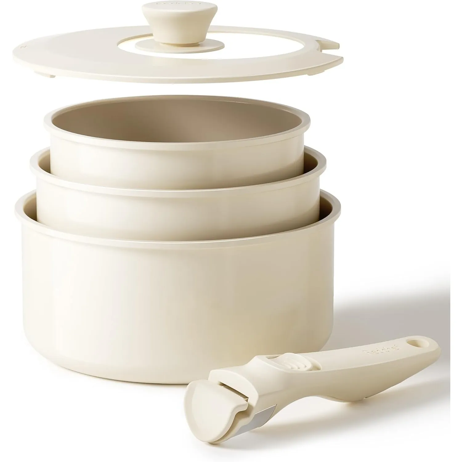 Redchef Topfset Abnehmbarer Griff 16/18/20cm Keramik Antihaft Induktion