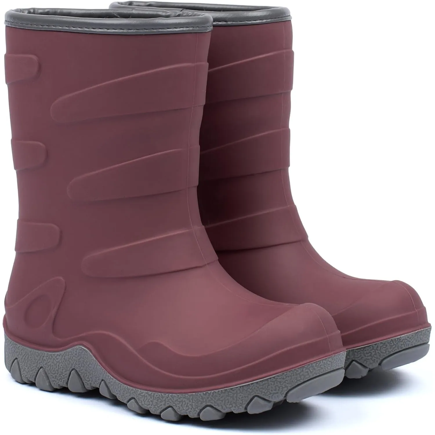 Mikk-line Gefütterte Gummistiefel Kinder, Winterstiefel mädchen & jungen
