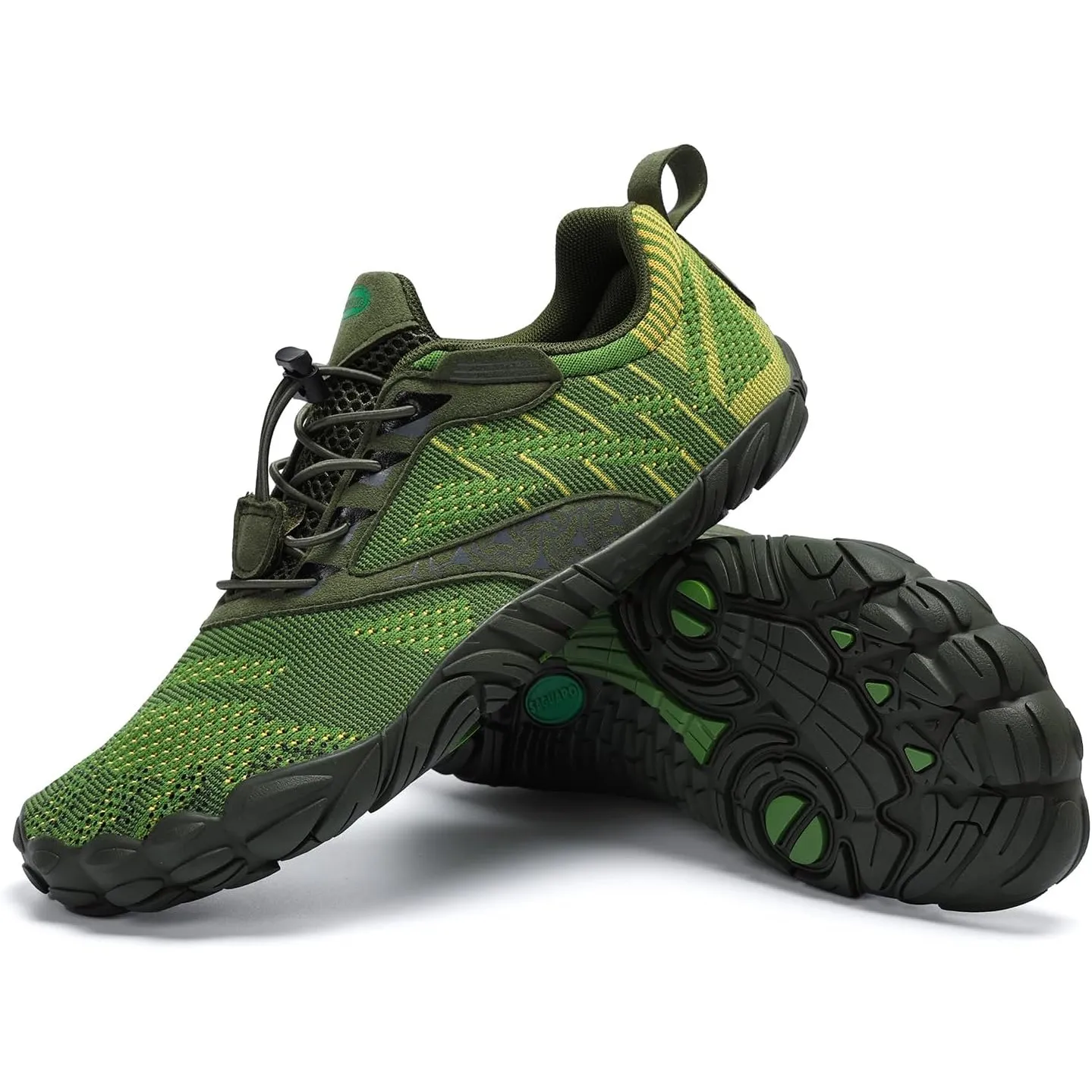 SAGUARO Unisex Barfußschuhe Outdoor Barfuss Traillaufschuhe Zehenschuhe mit Zero-Drop Solhe Gr.36-48