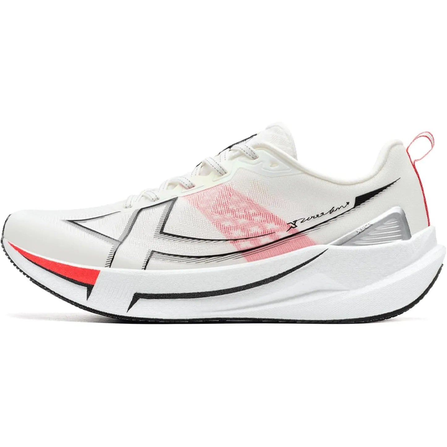 XTEP Professionelle 2000km Herren-Laufschuhe für Prüfungstraining,Hohe Dämpfung Starke Rückstoßfähigkeit Sneaker, rutsc…