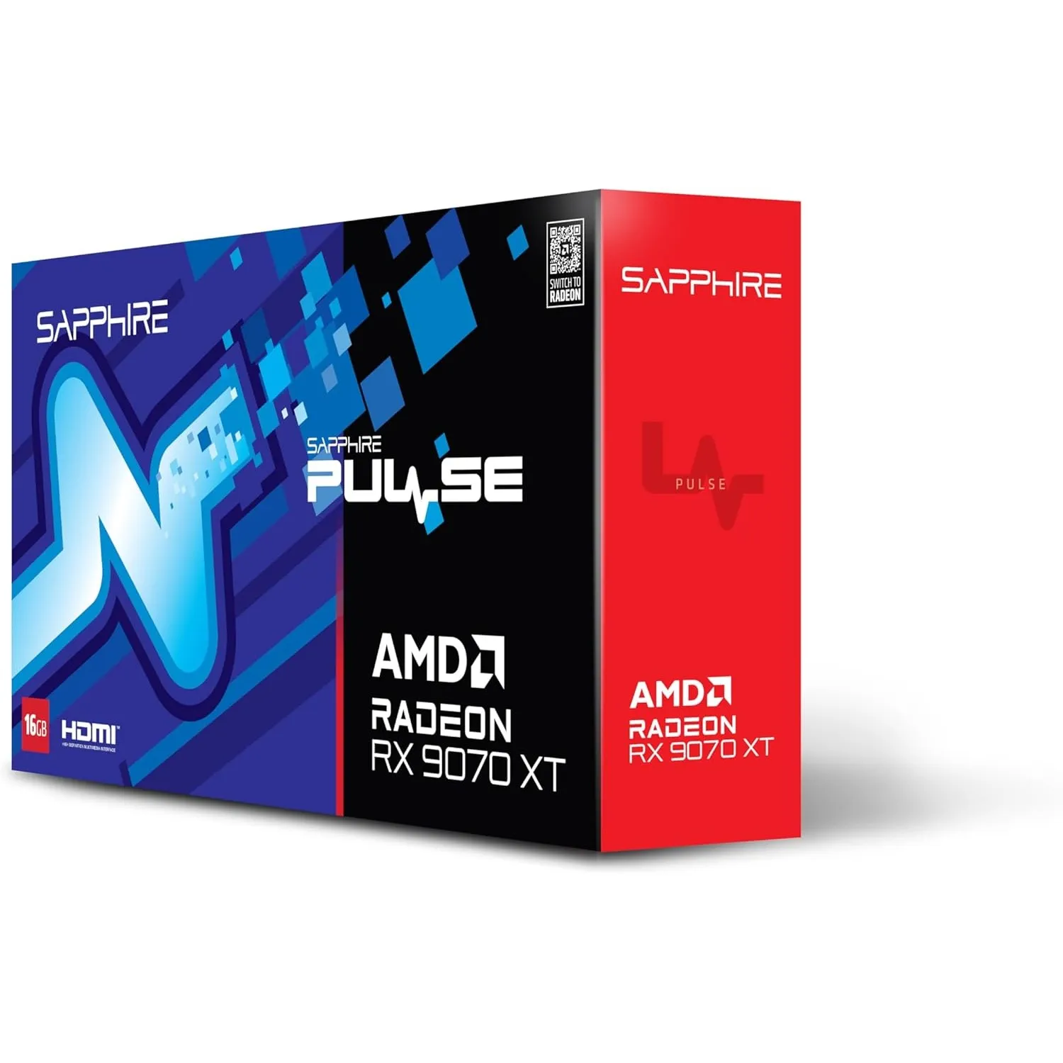 Sapphire Pulse AMD Radeon™ RX 9070 XT Gaming 16GB DUAL HDMI/DUAL DP