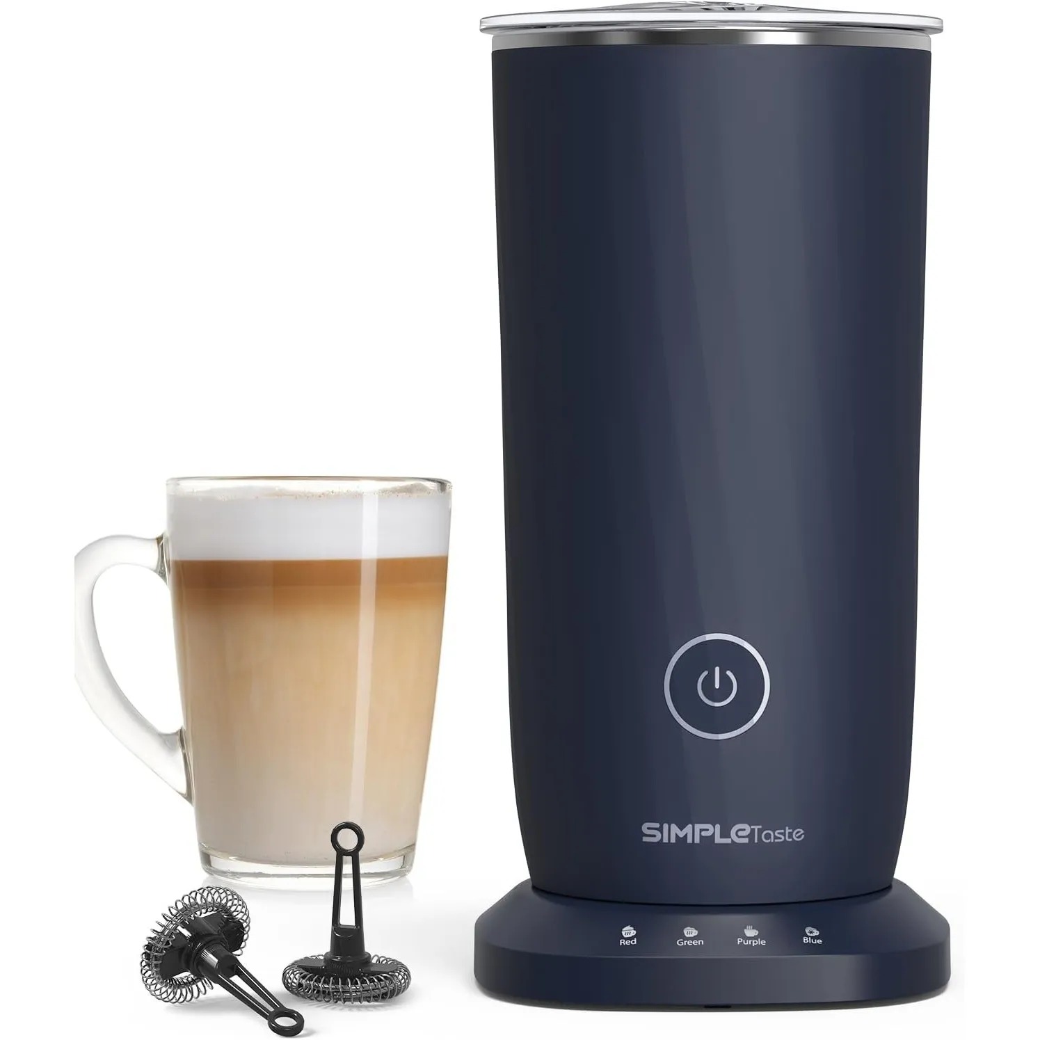 SIMPLETASTE Milchaufschäumer Elektrisch 4-in-1