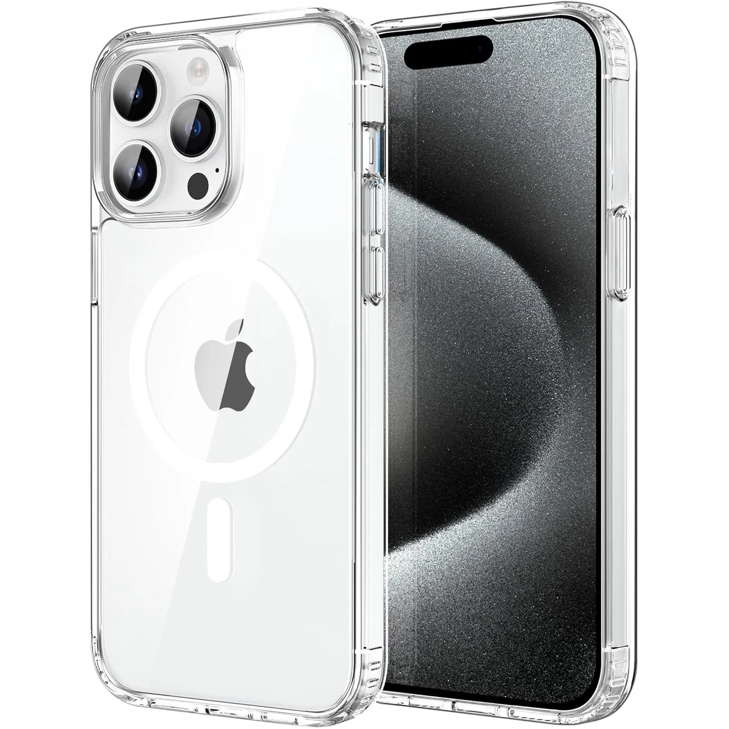 CACOE für iPhone 15 Pro Max Hülle Kameraschutzend, Kompatibel mit MagSafe, Stoßfest Kratzfest Magnetisch Rückseite Hand…