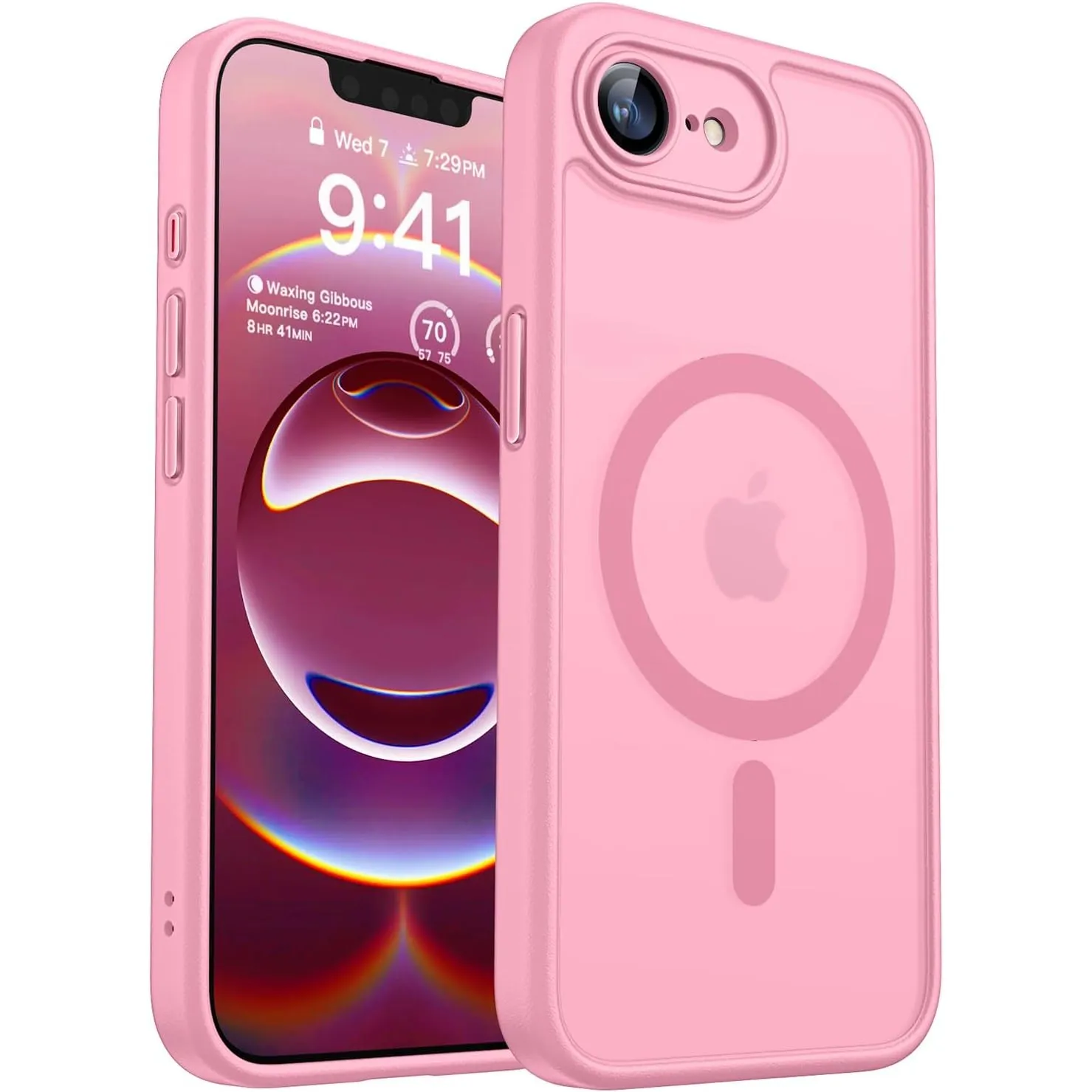 CANSHN für iPhone 17e / 16e Hülle mit Kameraschutz, Rosa