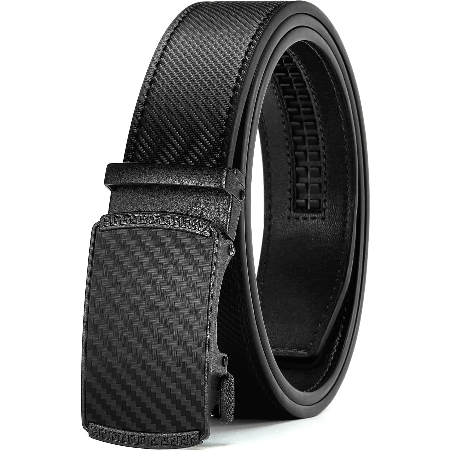 CHAOREN Gürtel Herren, Automatik Ledergürtel Herren 35mm ohne Löcher
