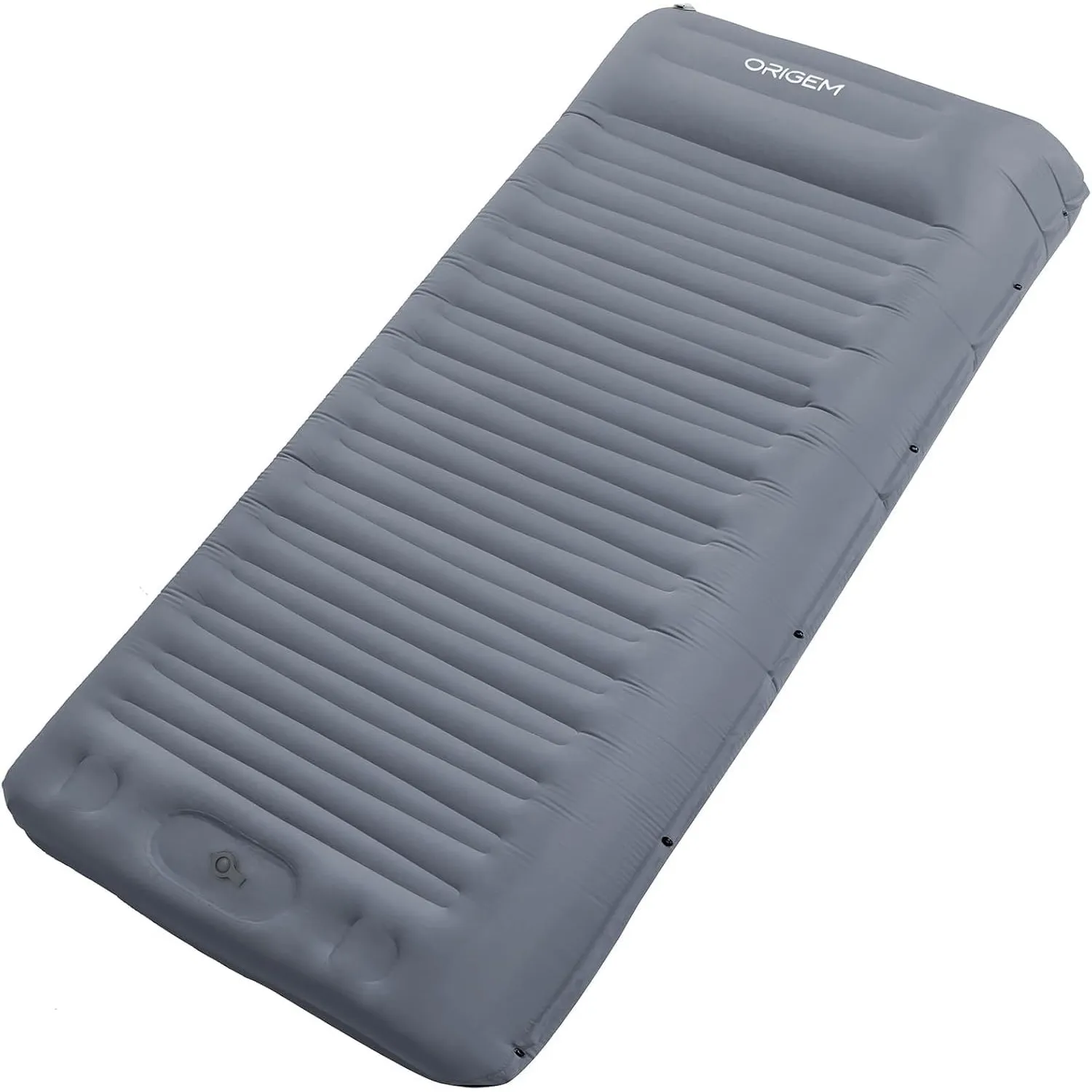 Origem Isomatte Camping Matratze, 14cm Ultraleichte Schlafmatte Aufblasbar Kleines Packmaß, Aufblasbarer Fuß Luftmatrat…