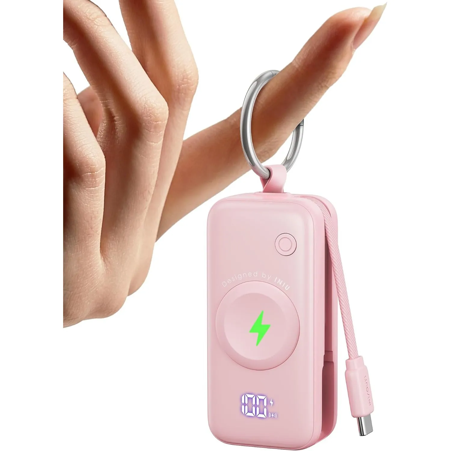 INIU 20W SnapGo Power Bank, 5000mAh Mini Externe Handyakkus for Apple Watch | Mini Powerbank für Apple Watch mit USB-C …