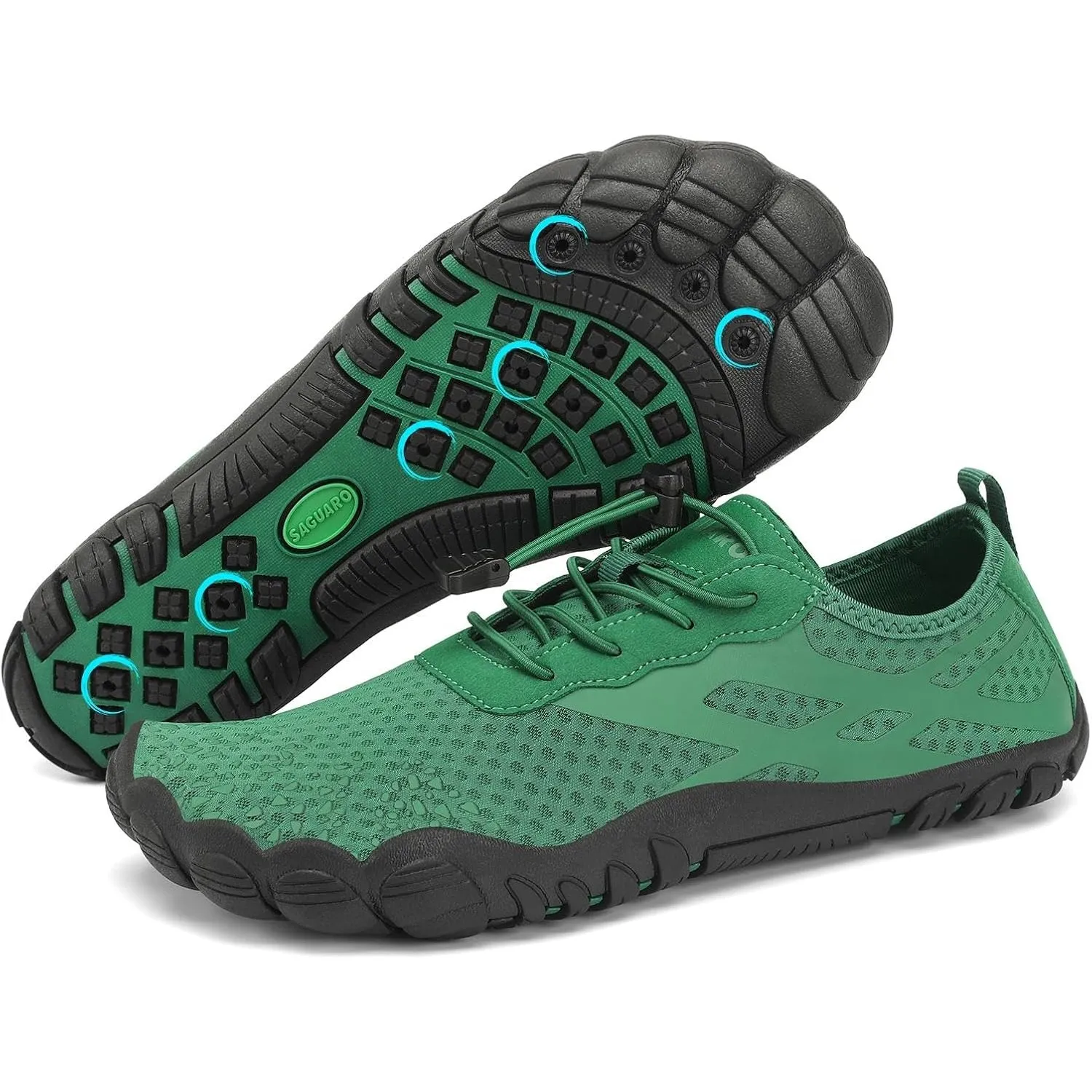 SAGUARO Badeschuhe Damen Aquaschuhe Herren Slip On Atmungsaktiv Schnelltrocknend Wasserschuhe Outdoor Sommer Unisex