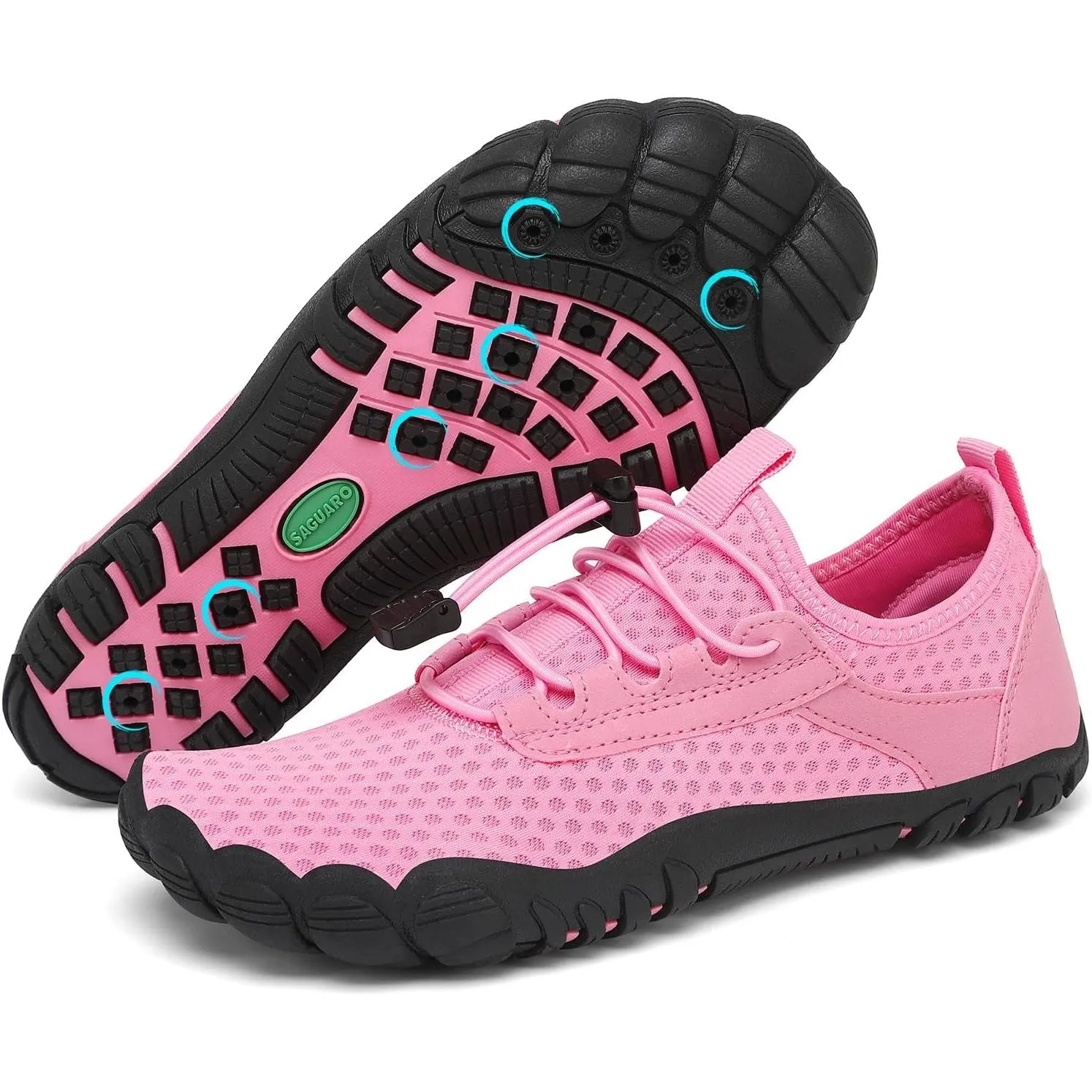 SAGUARO Badeschuhe Damen Aquaschuhe Herren Slip On Atmungsaktiv Schnelltrocknend Wasserschuhe Outdoor Sommer Unisex