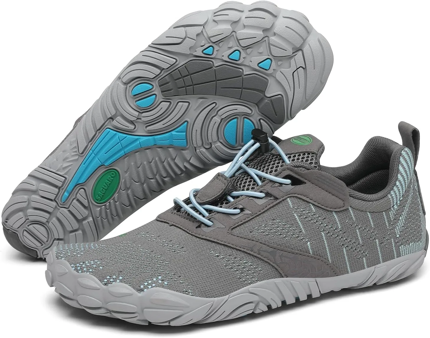 SAGUARO Knit Barfußschuhe rutschfest Barfuss Schuhe Damen Herren Mit Zero-Drop Solhe Gr.36-48
